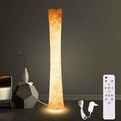 Randaco LED Stehlampe Stehleuchte LED Farbwechsel dimmbar mit Fernbedienung 156cm, 8W