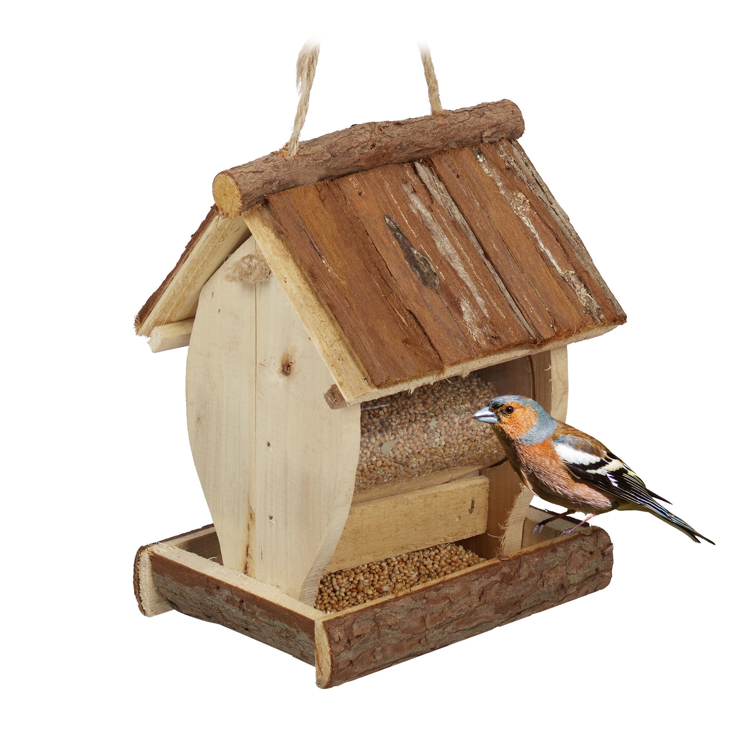 relaxdays Vogelhaus »Vogelfutterhaus zum Aufhängen« online kaufen | OTTO