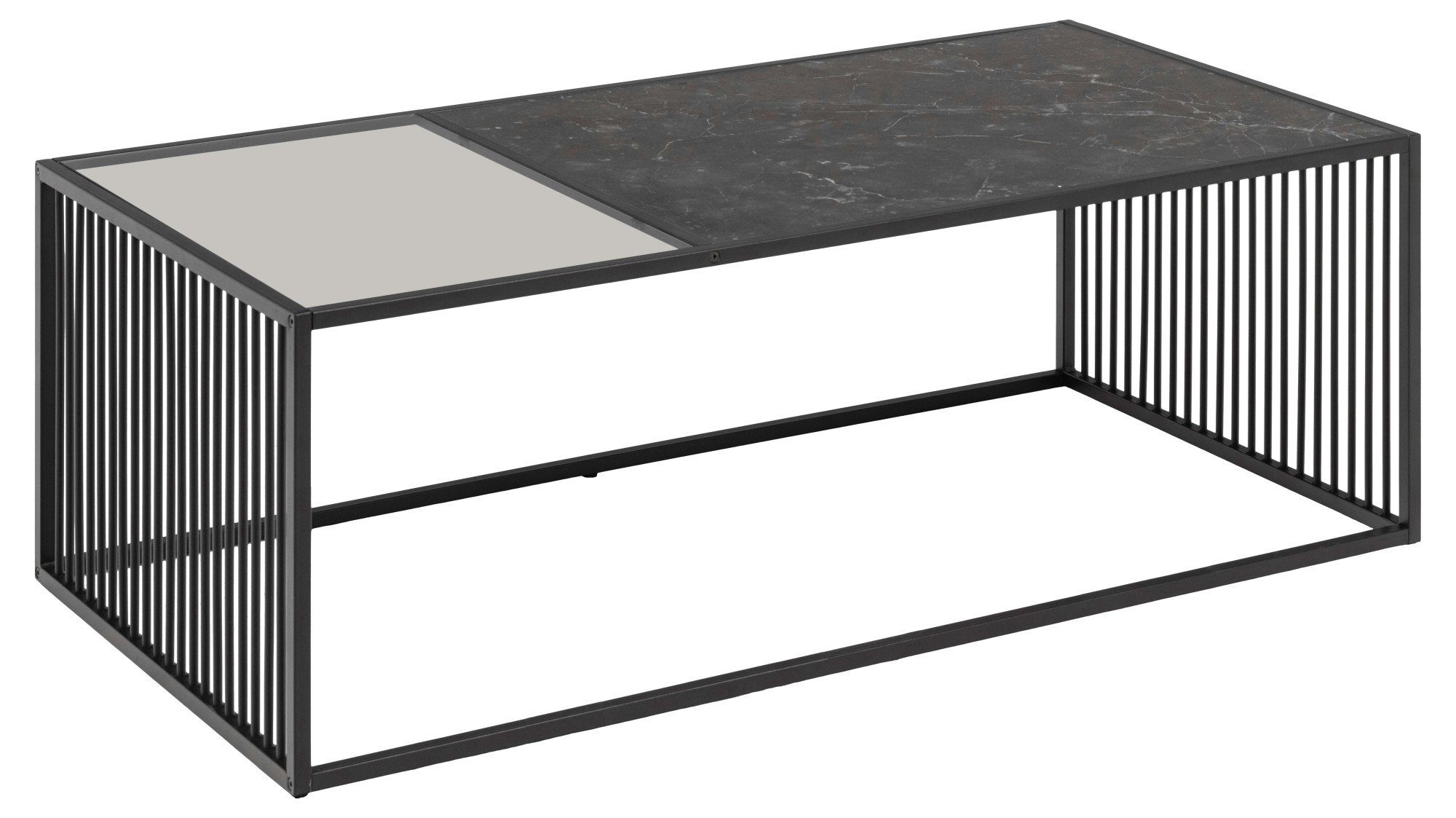 ACTONA GROUP Couchtisch Strington, Marmoroptik schwarz - modern & stilvoll, pflegeleicht (Couchtisch, Beistelltisch, Kaffeetisch, OTTOs Choice), OTTOs Choice, Glasplatte & Metallgestell, verschiedene Formen. € 132,59