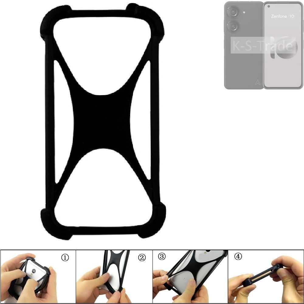 K-S-Trade Handyhülle für Asus Zenfone 10, Handy-Hülle Schutz-Hülle Silikon Bumper TPU Softcase Smartphone