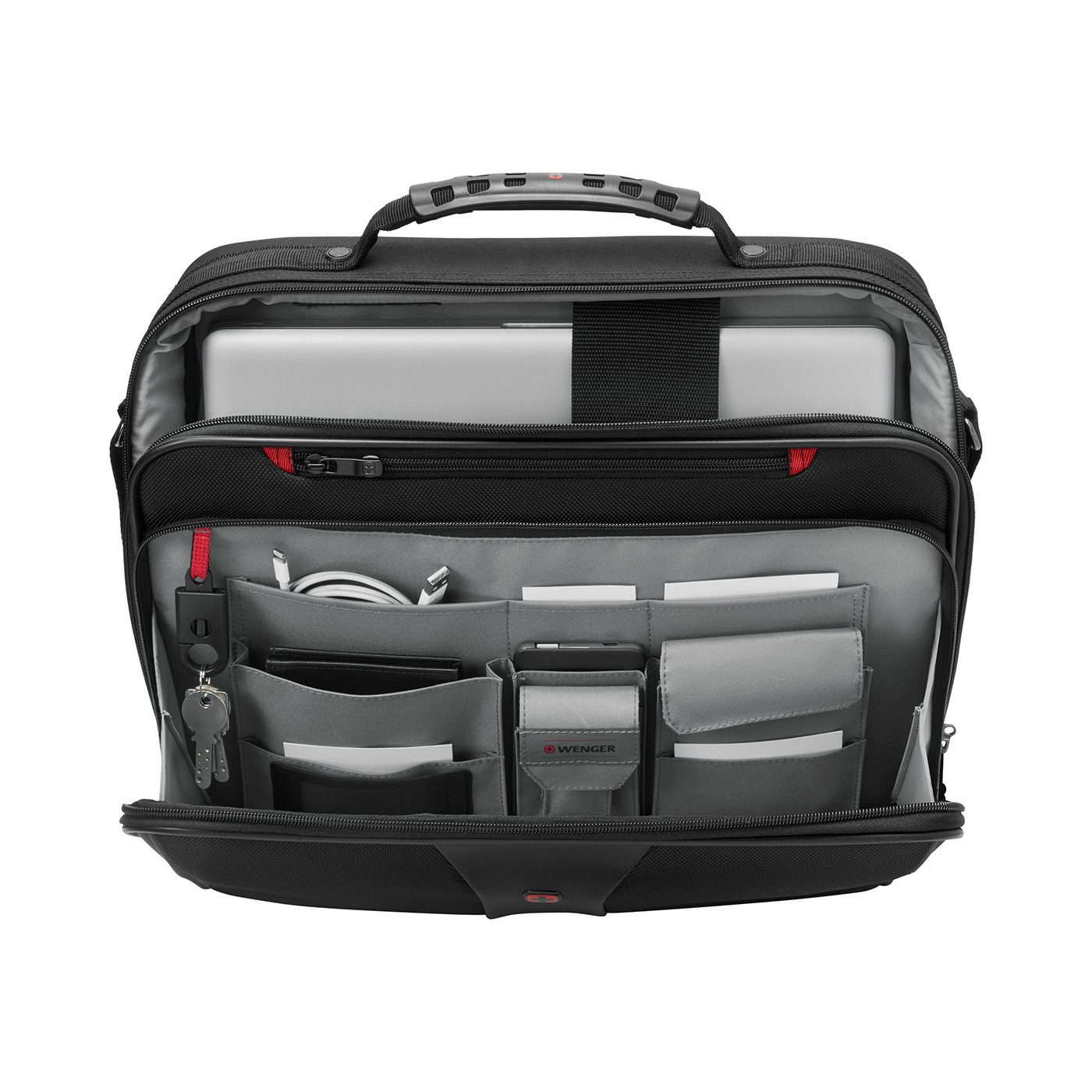 Wenger Laptoptasche 16 Zoll Laptop-Aktentasche, schwarz