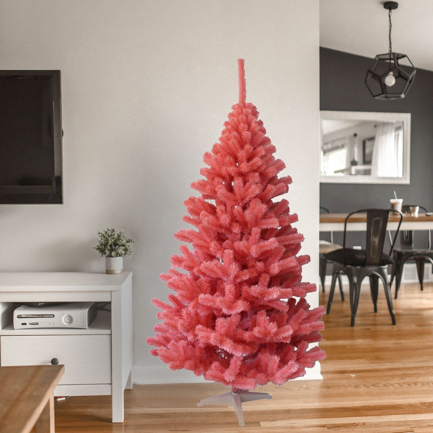 Weihnachtsbaum Pink 100-220cm Christbaum Weihnachtsbaum Decorwelt Künstlicher Künstlicher Tannenbaum