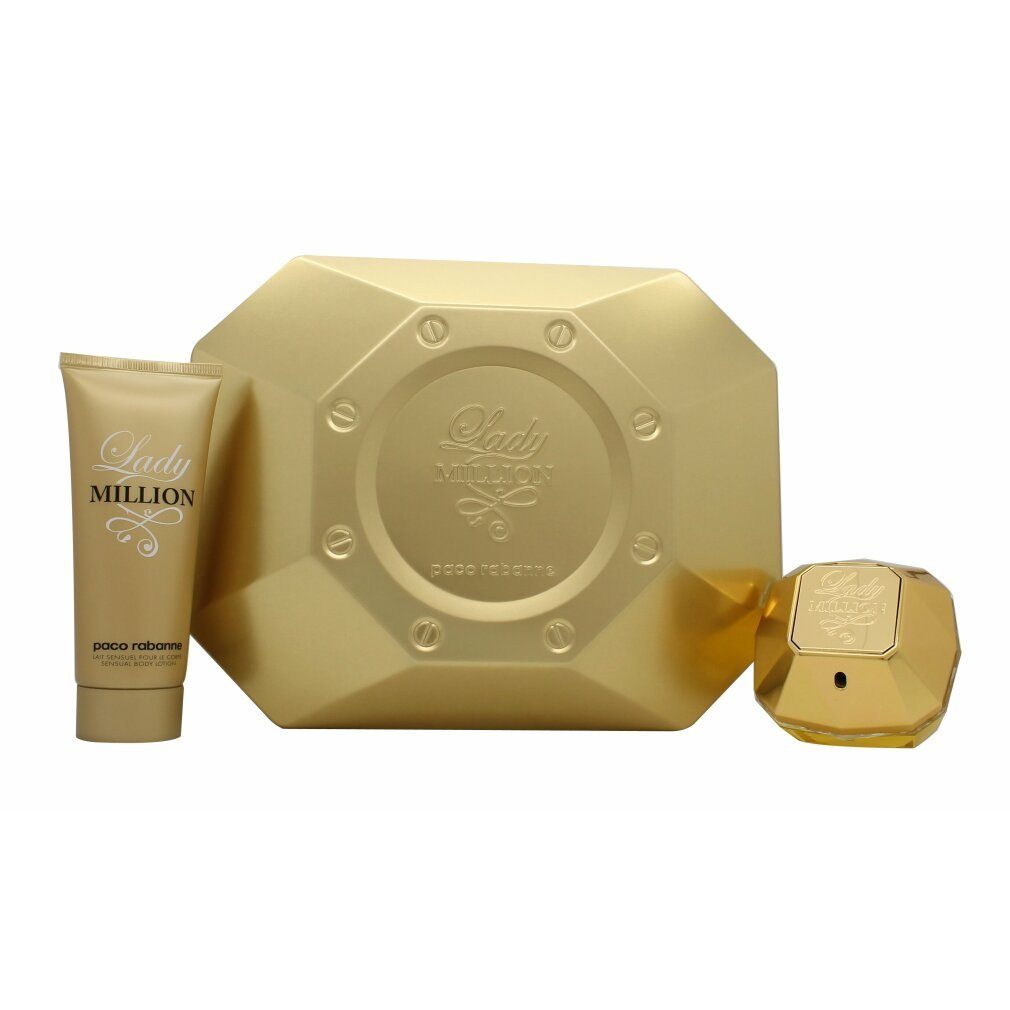 paco rabanne Eau de Parfum Lady Million Geschenkset 80ml EDP + 100ml Körperlotion