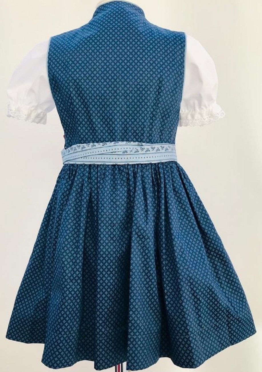 Kinderdirndl, Dirndl 2 K&K Kaiserjäger marine/bleu, Baumwolle, teilig,aus Österreich