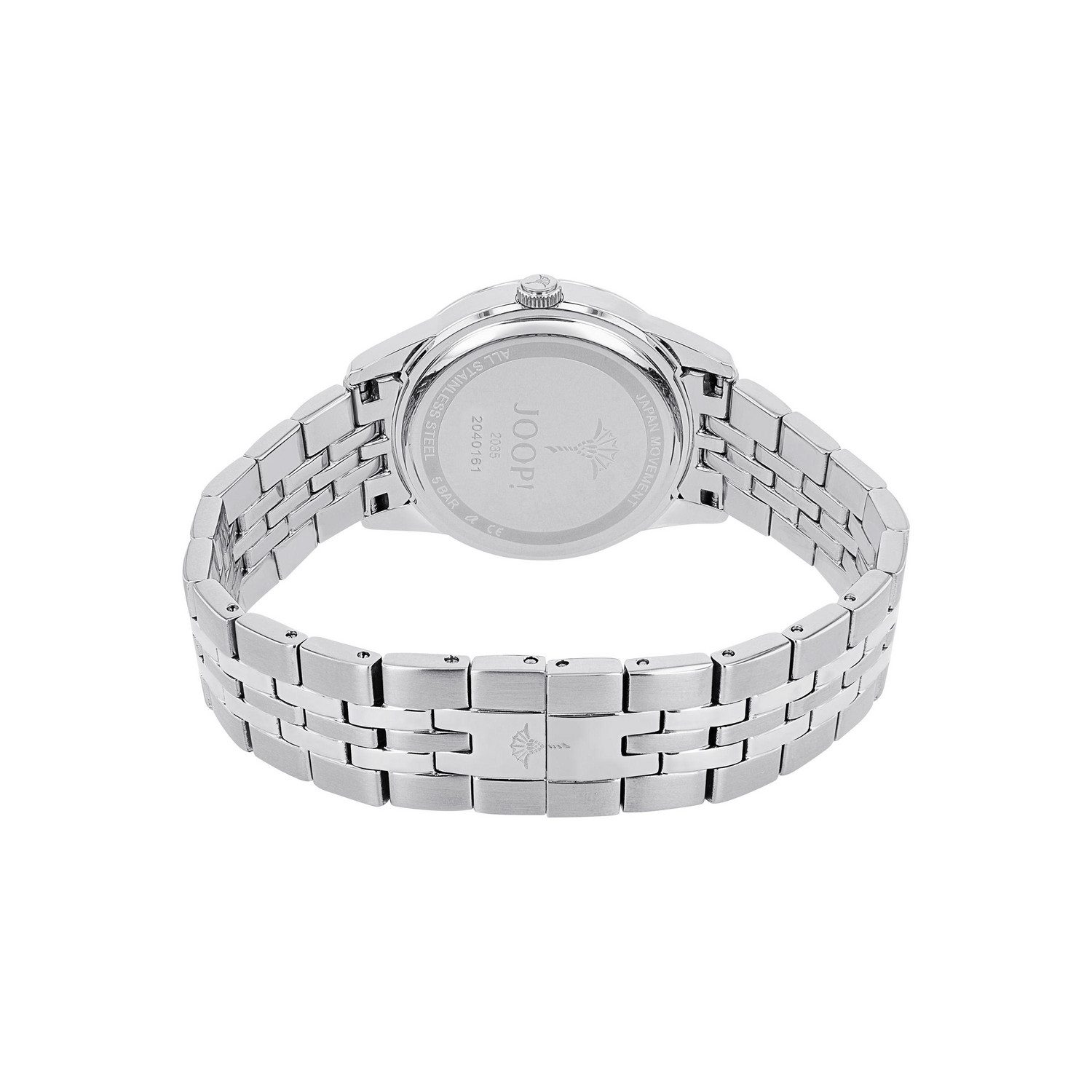 JOOP! Quarzuhr 2040161, Armbanduhr, Damenuhr, Edelstahlarmband, analog