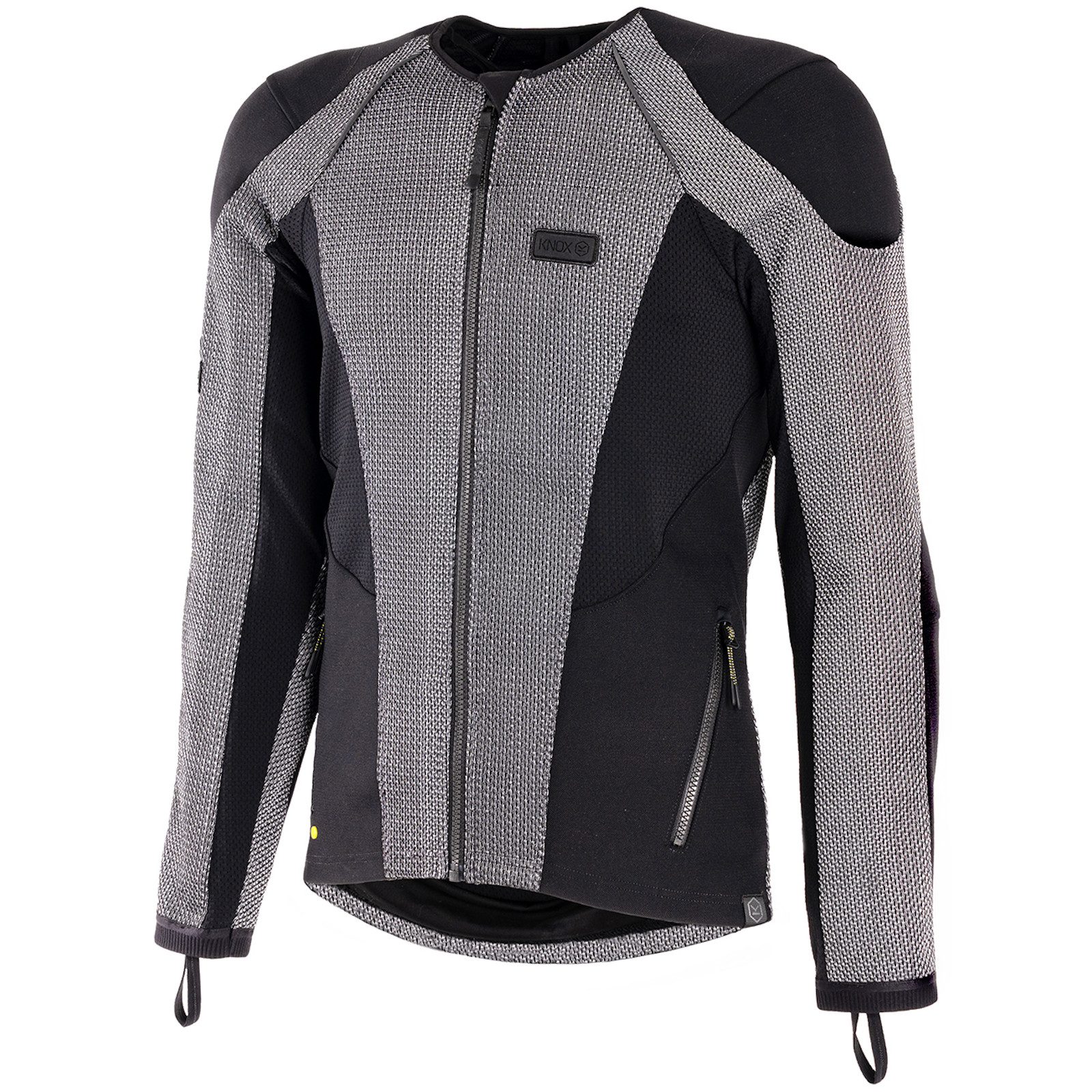 Knox Motorradbekleidung Motorradjacke Knox Urbane Pro MK3 Protektorenjacke Silber / Schwarz Herren motorradjacke herren