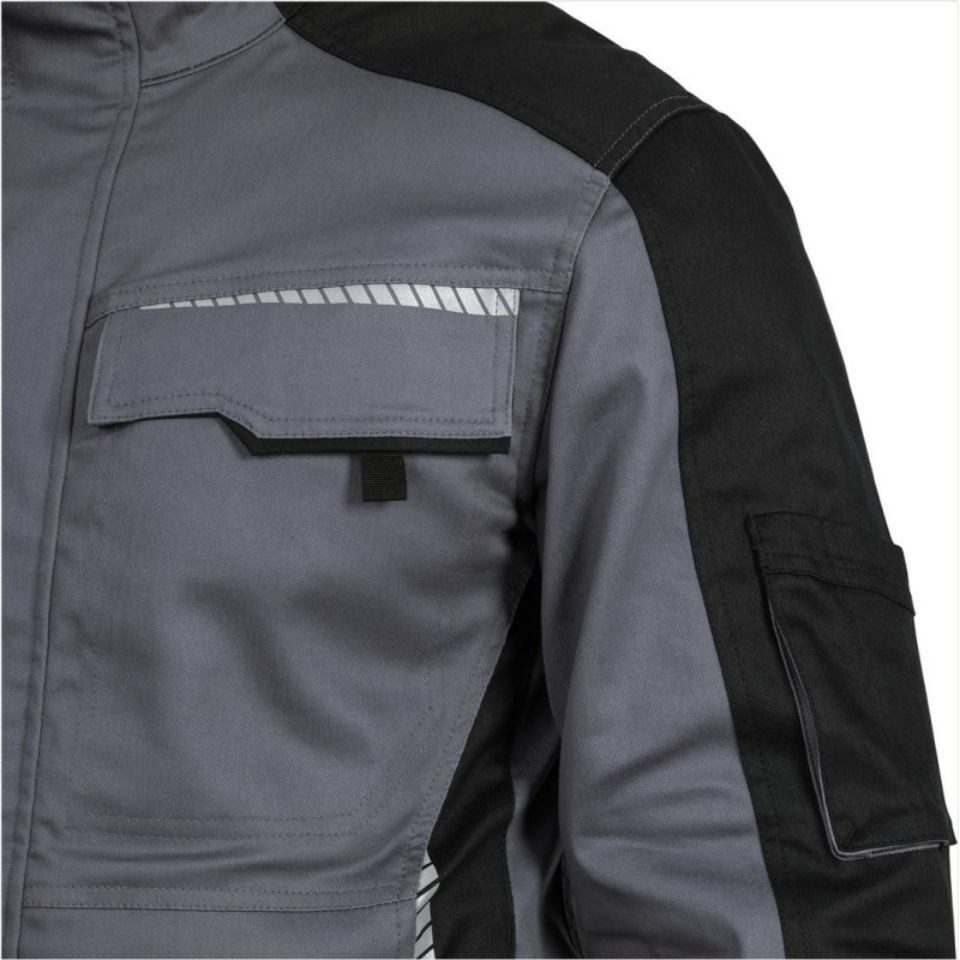 Leibwächter Arbeitsjacke Flex-Line Bundjacke mit Atmungsaktivem Stretchstoff für maximale Bewegungsfreiheit