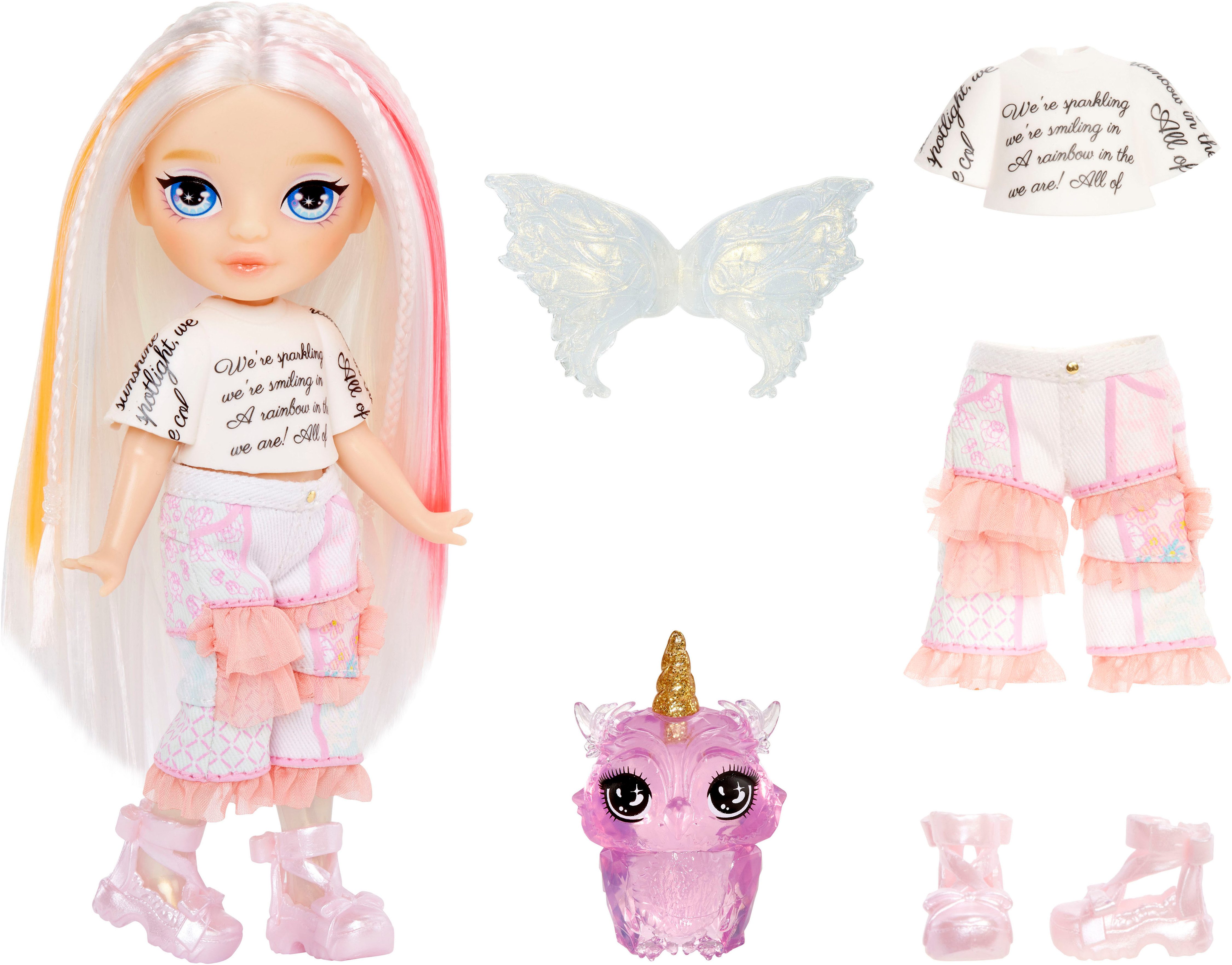 Rainbow High Minipuppe Littles Rainbow Fantasy Fairies Doll- Opal (Rainbow) – Bild 5 von 5