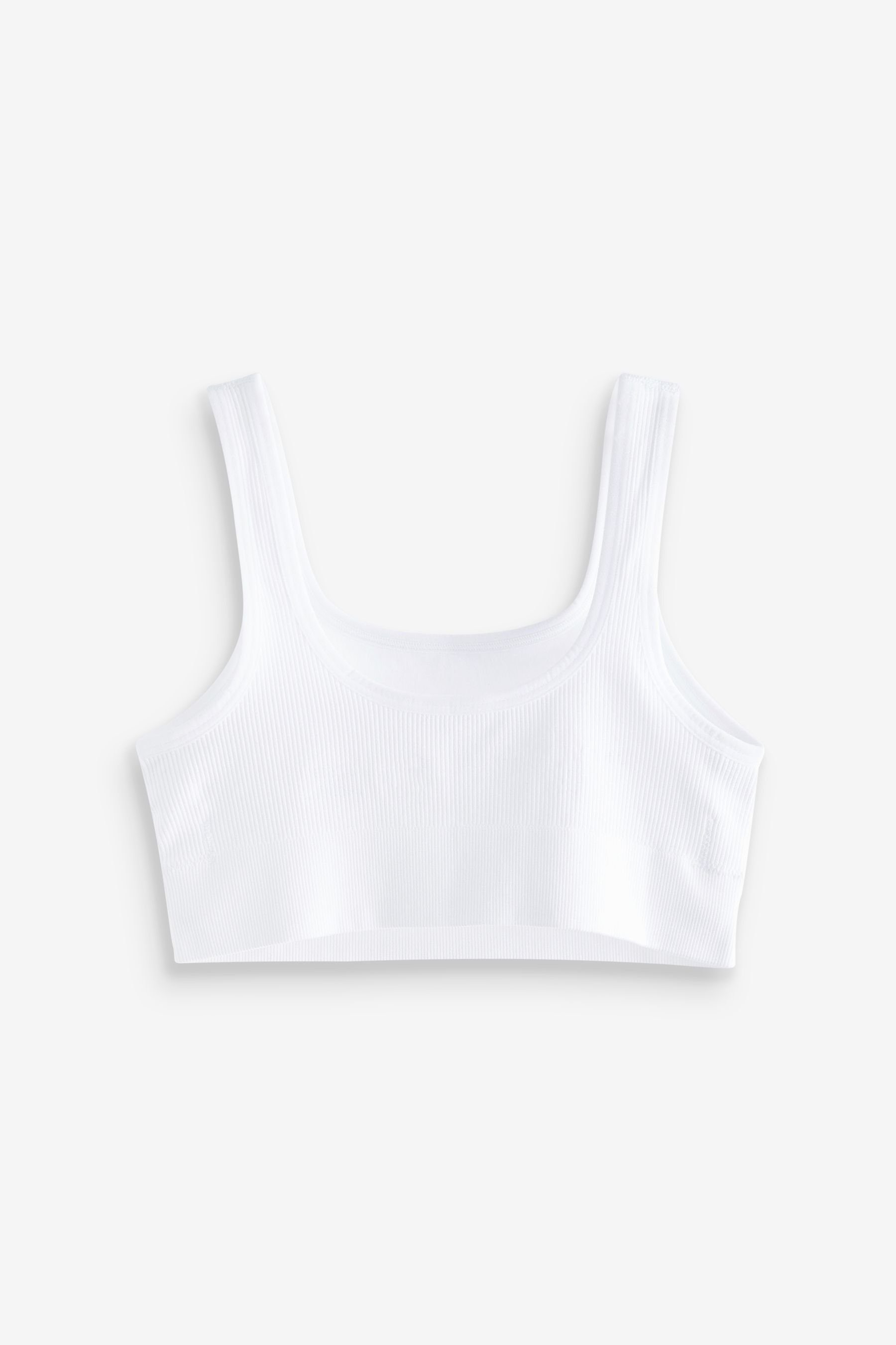 Next Crop-Top Nahtloses Bustier-Top 1er-Pack (1-tlg) White