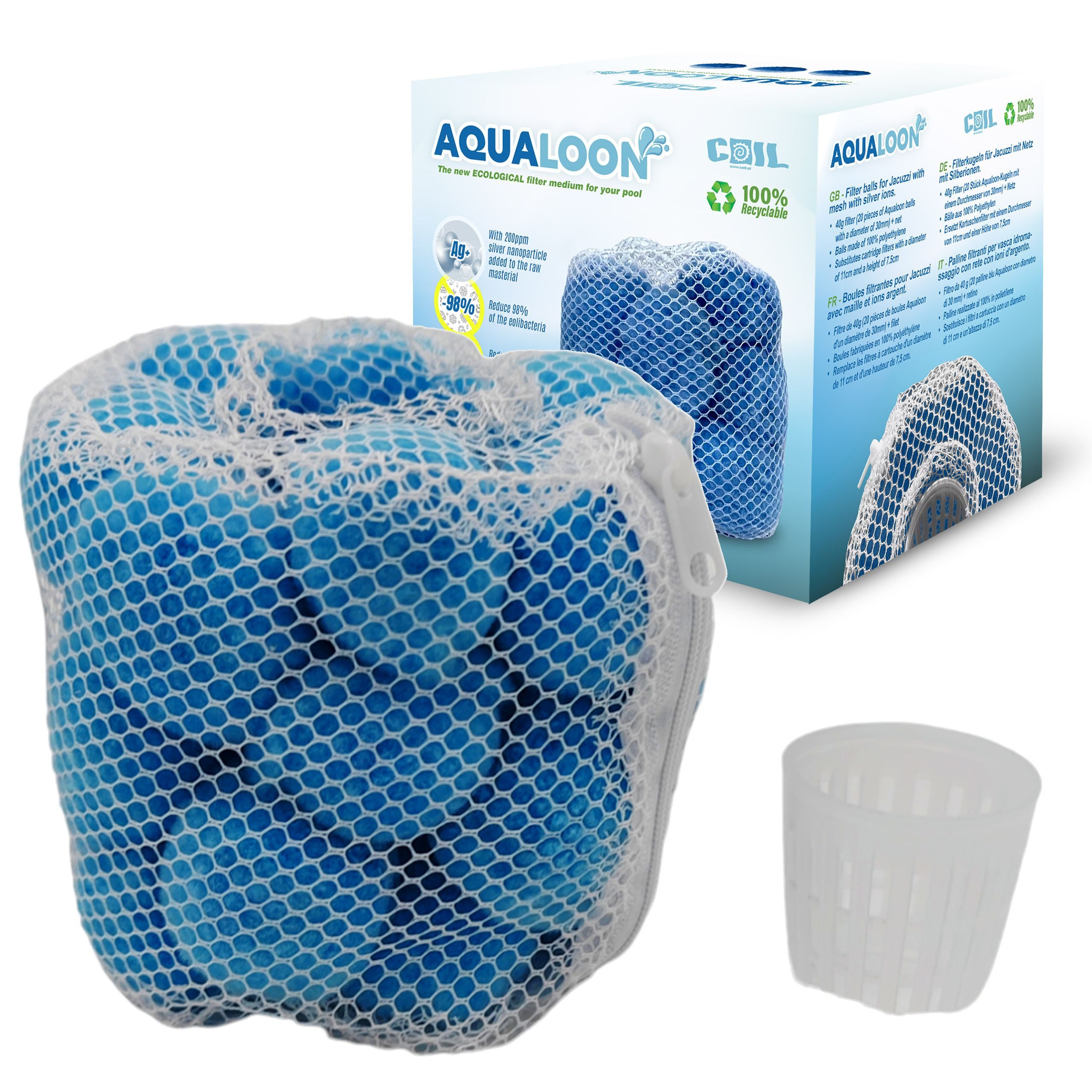 COIL Filterbälle Pool Filterbälle, Ökologischer Wasserfilter, günstig online kaufen