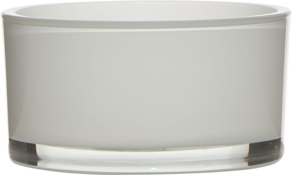 INNA-Glas Dekoschale Deko Schale Vera, Kreis - Rund, weiß, 8cm, Ø 15cm