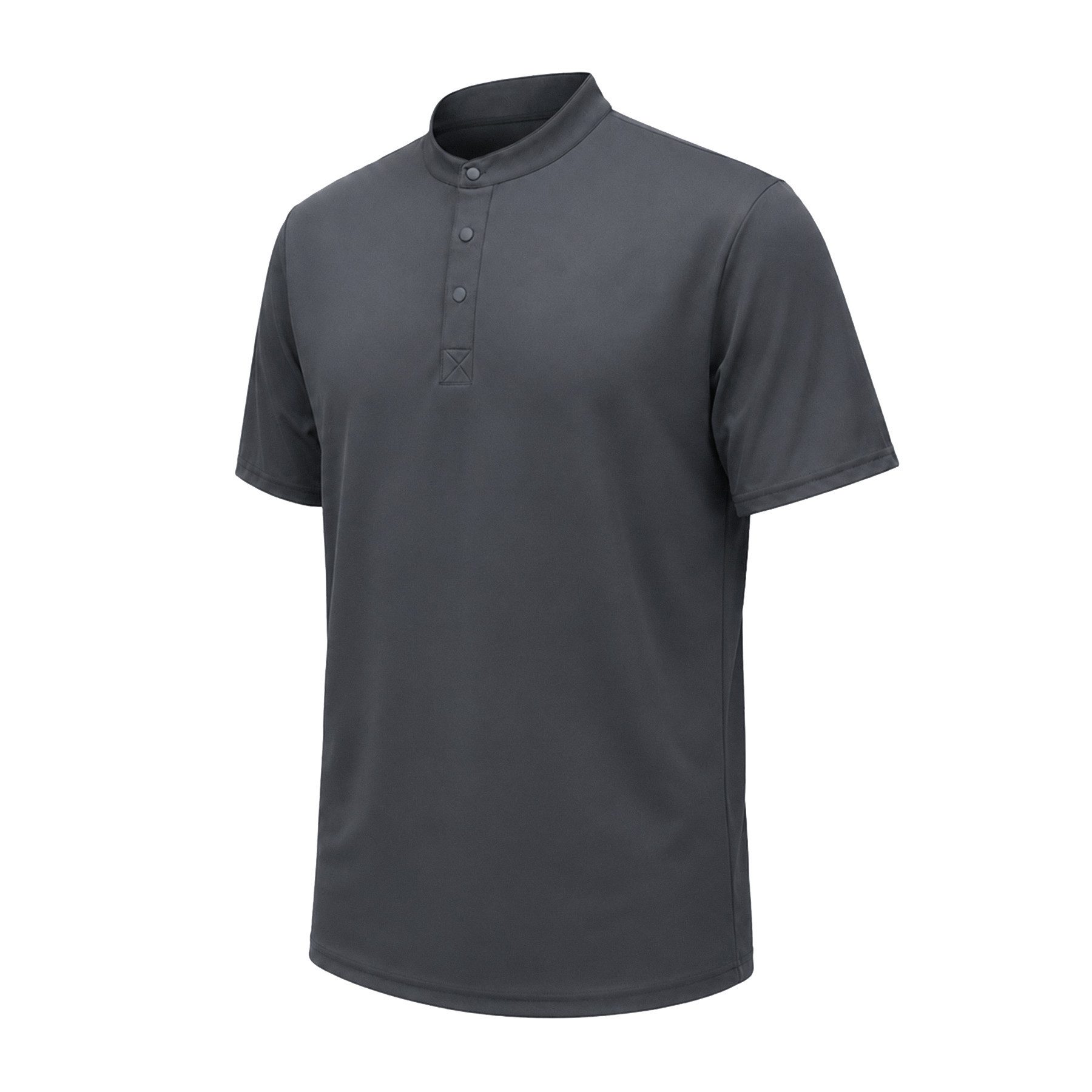 Allthemen Poloshirt Herren Kurzarm Poloshirt mit Henleykragen und Knopfleiste Regular Fit