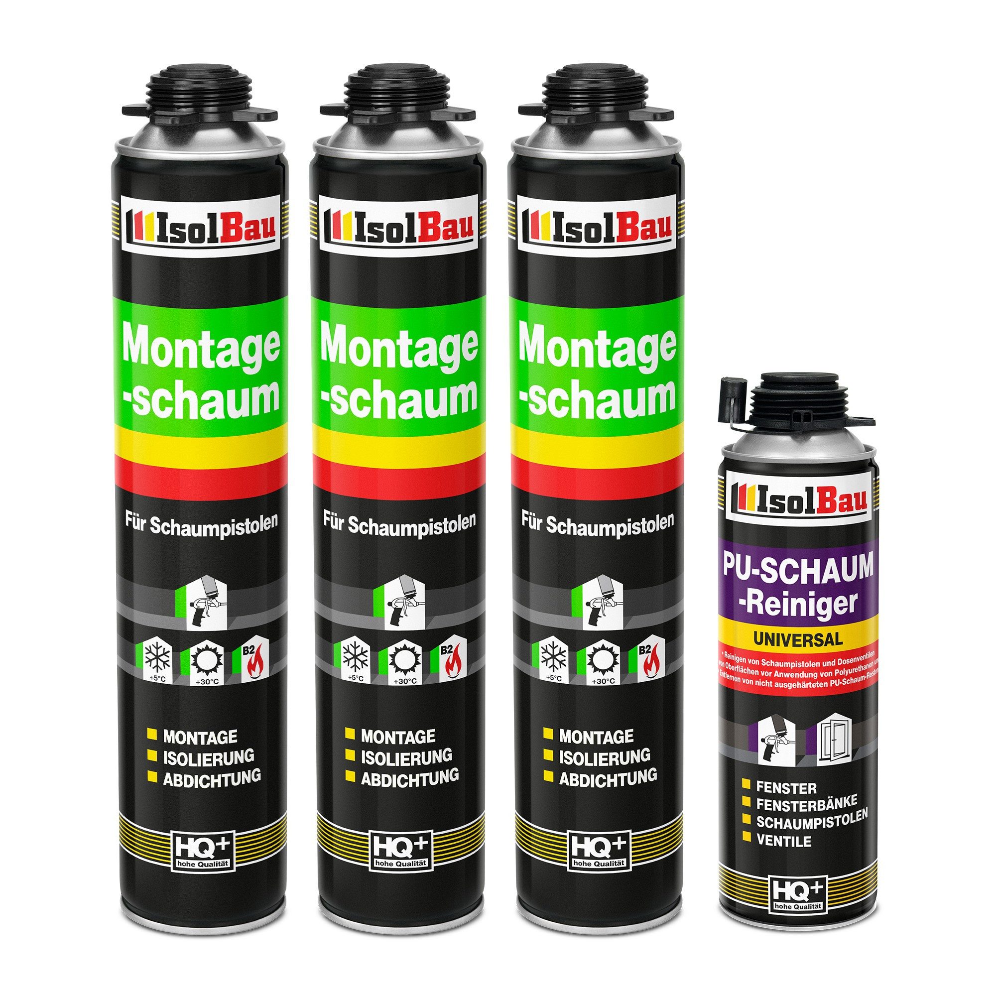 None Fenster SET Pistolenschaum 3 x 750 ml Montageschaum mit hervorragender günstig online kaufen