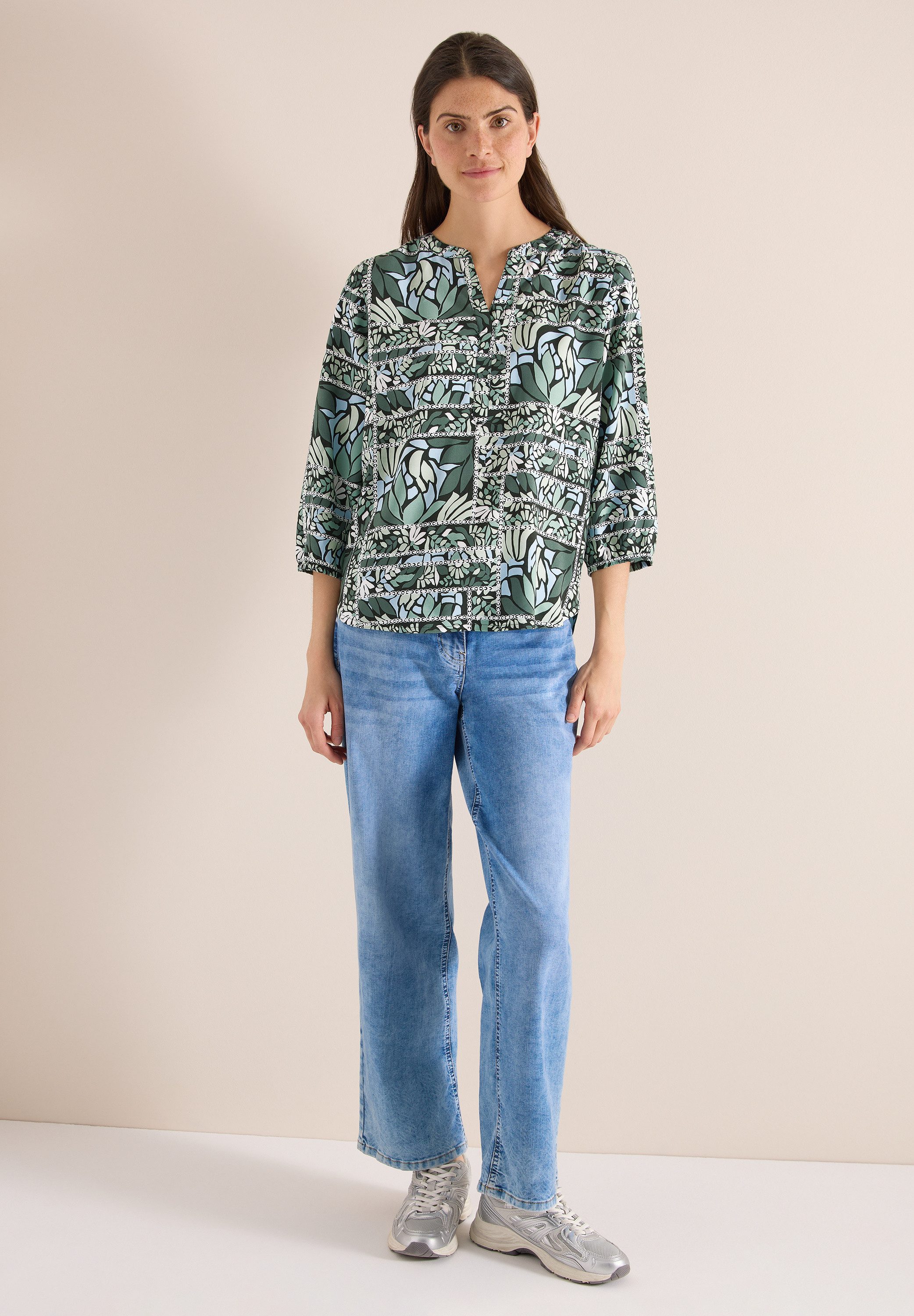 CECIL Klassische Bluse mit 3/4 Ärmeln