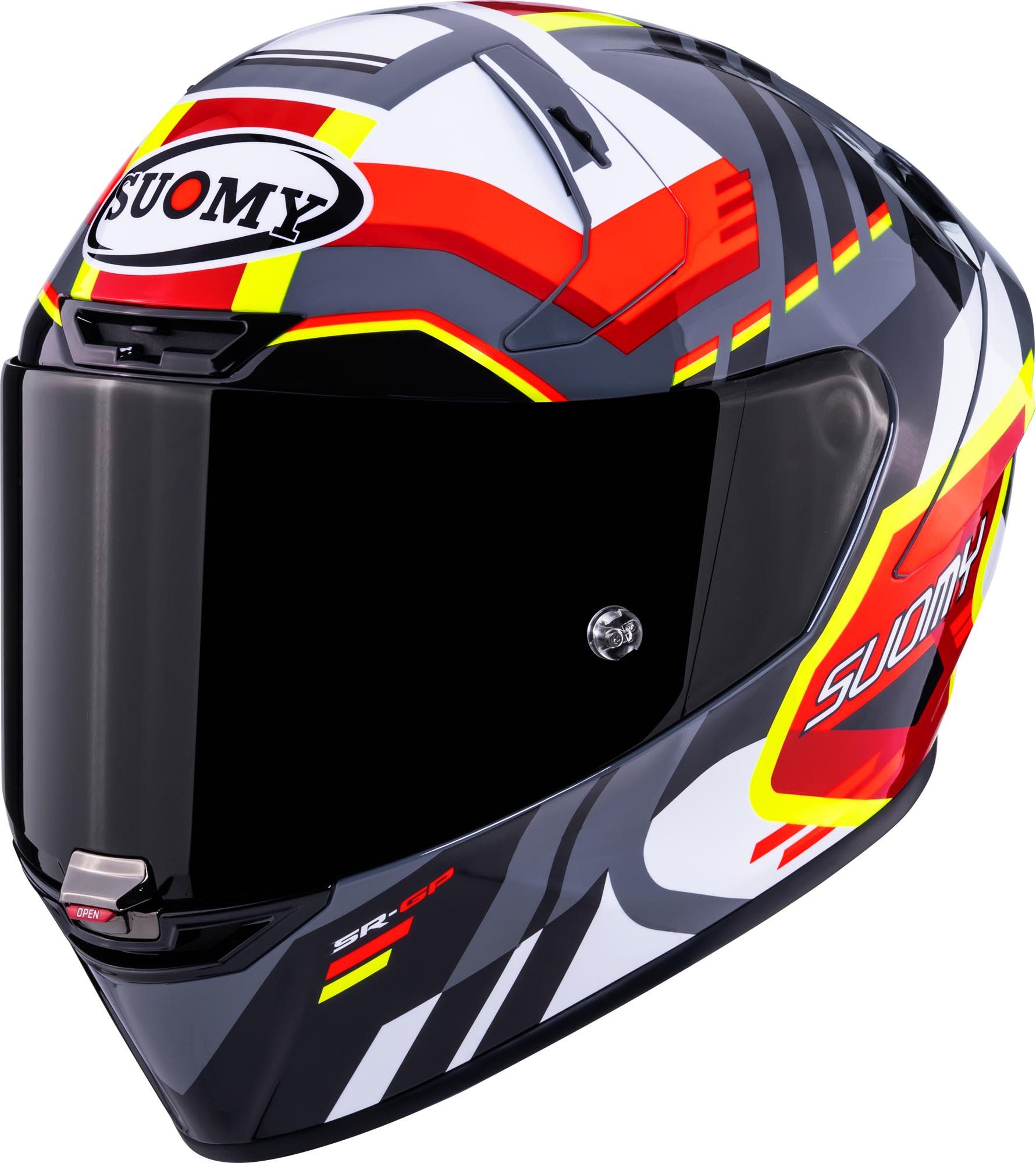 Suomy Motorradhelm SR-GP Evo Infrared Helm, atmungsaktiv,Notfallsystem-Polsterung (EQRS),Pinlockscheibe entha