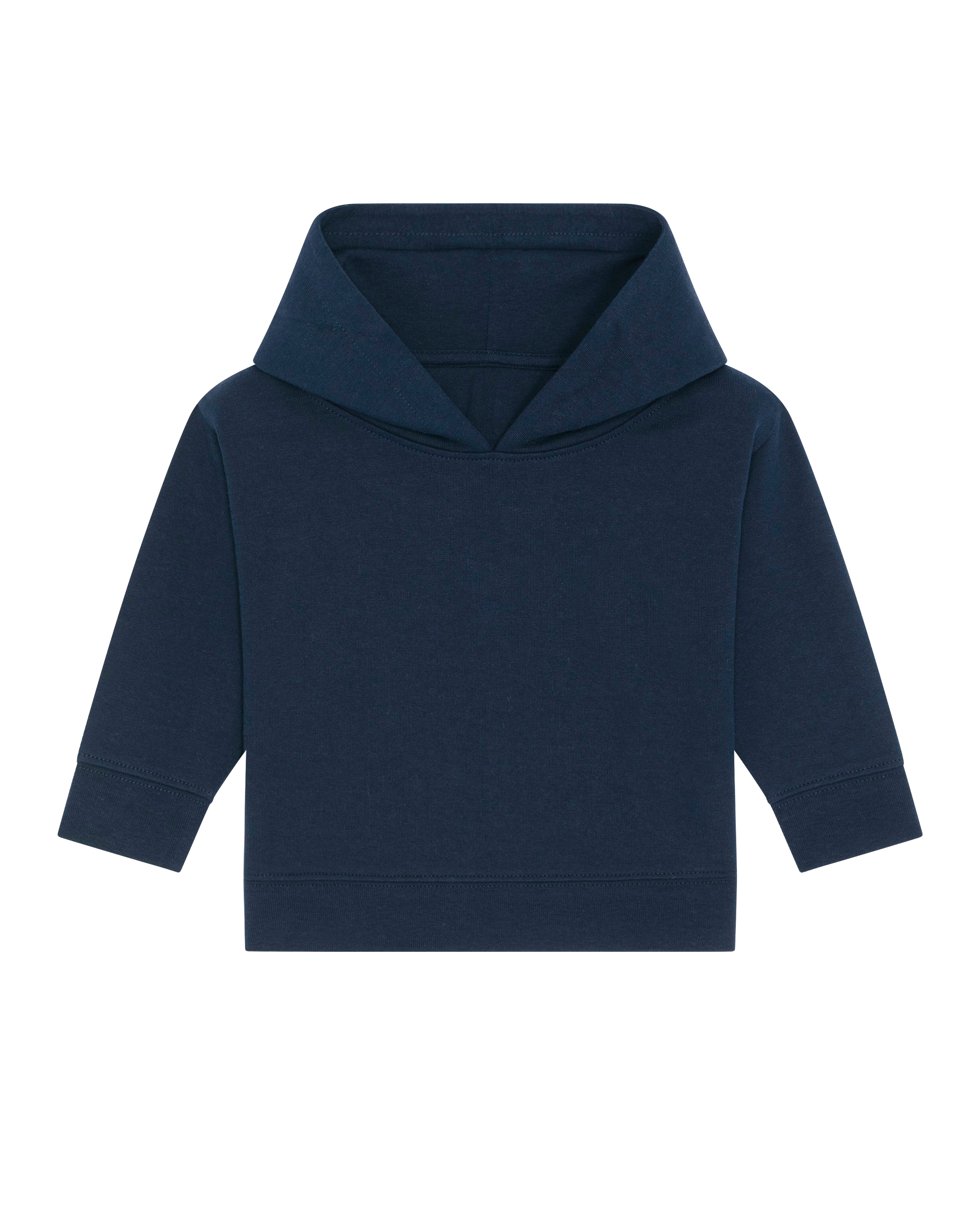 Sitztgut Hoodie Baby Hoodie aus Bio-Baumwolle (1-tlg) Doppellagige Kapuze und weiter Halsausschnitt