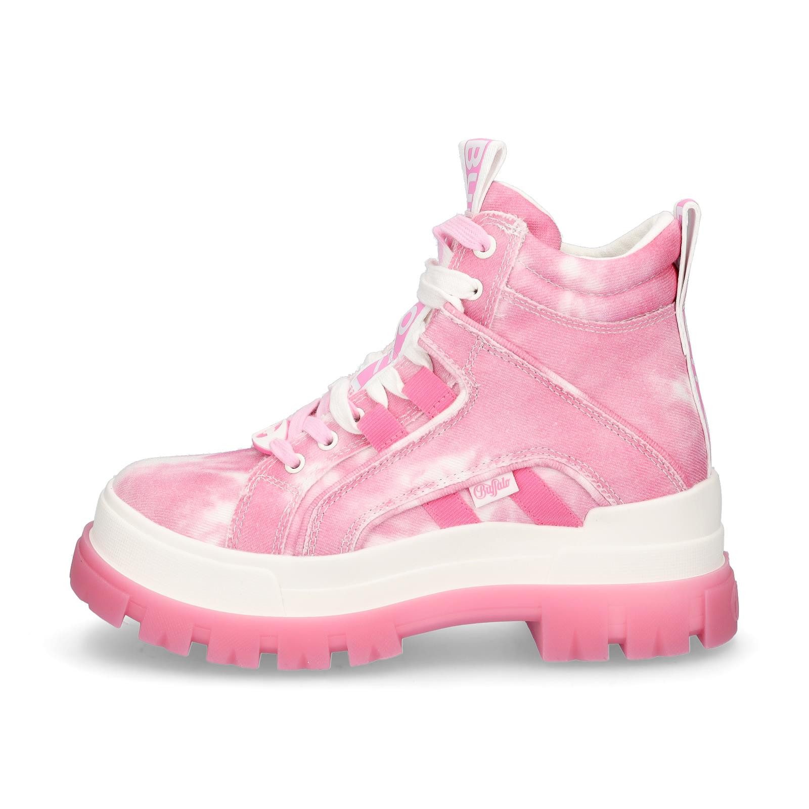 Buffalo Buffalo Damen Schnürboot Aspha NC Mid pink Schnürboots günstig online kaufen
