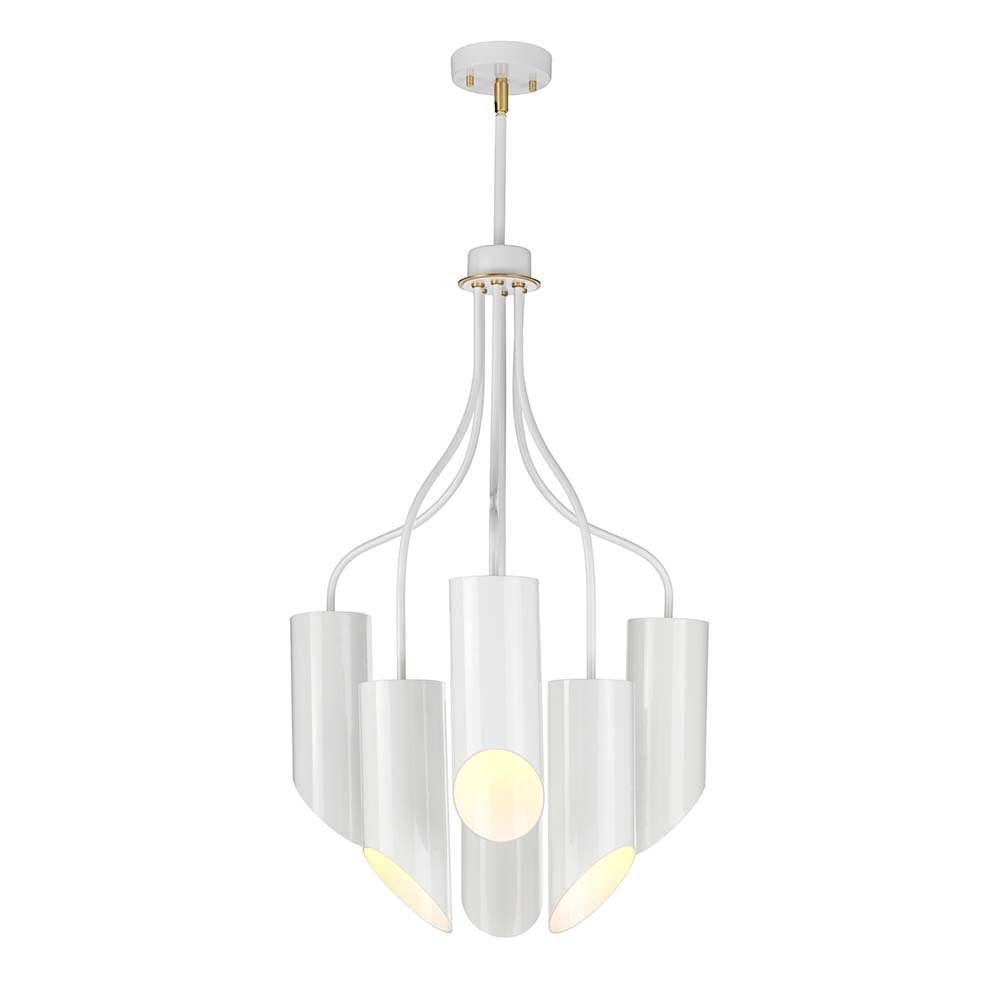 Elstead LIGHTING Kronleuchter, Leuchtmittel nicht inklusive, Kronleuchter Hängelampe Deckenleuchte D 52 cm 6 Flammig Esszimmerlampe