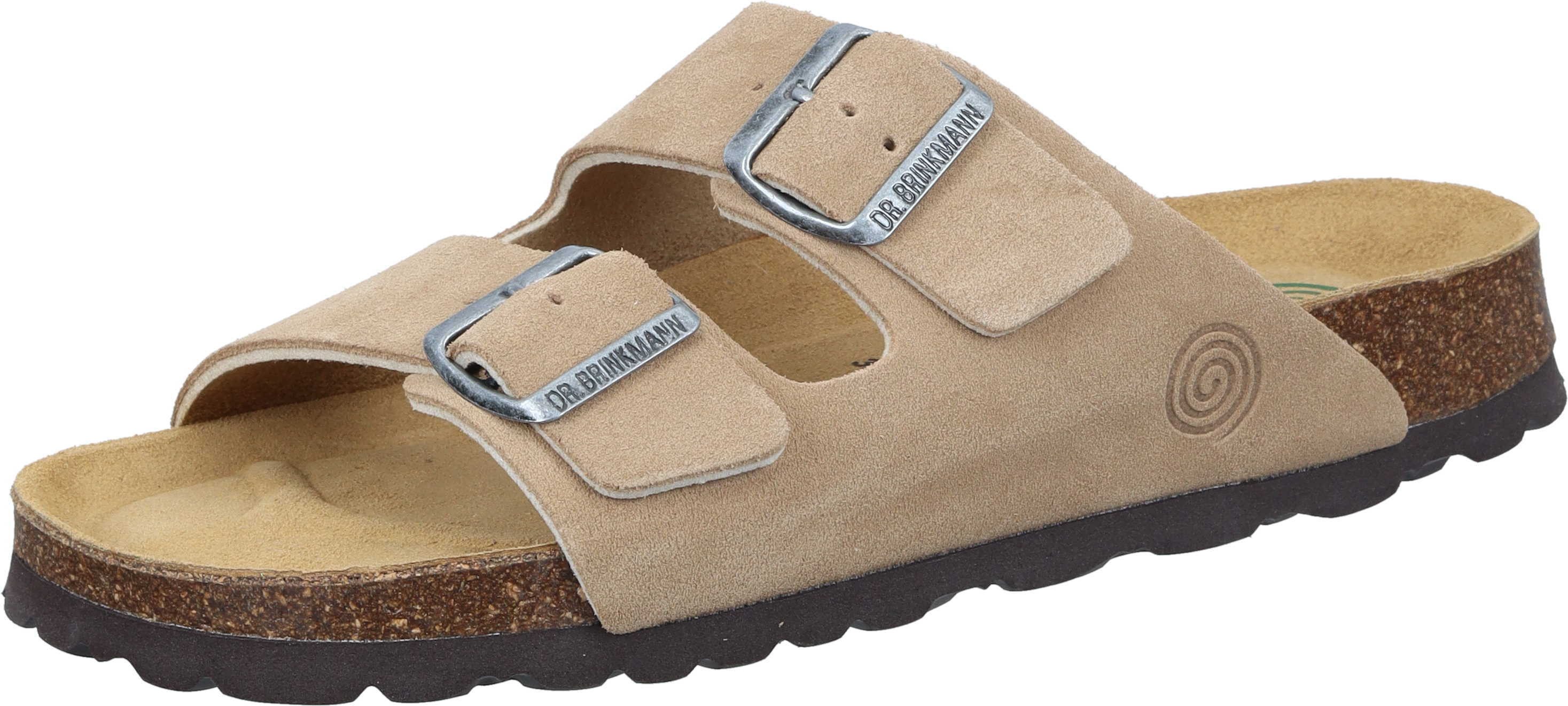 Dr. Brinkmann Pantoletten Pantolette aus Veloursleder günstig online kaufen
