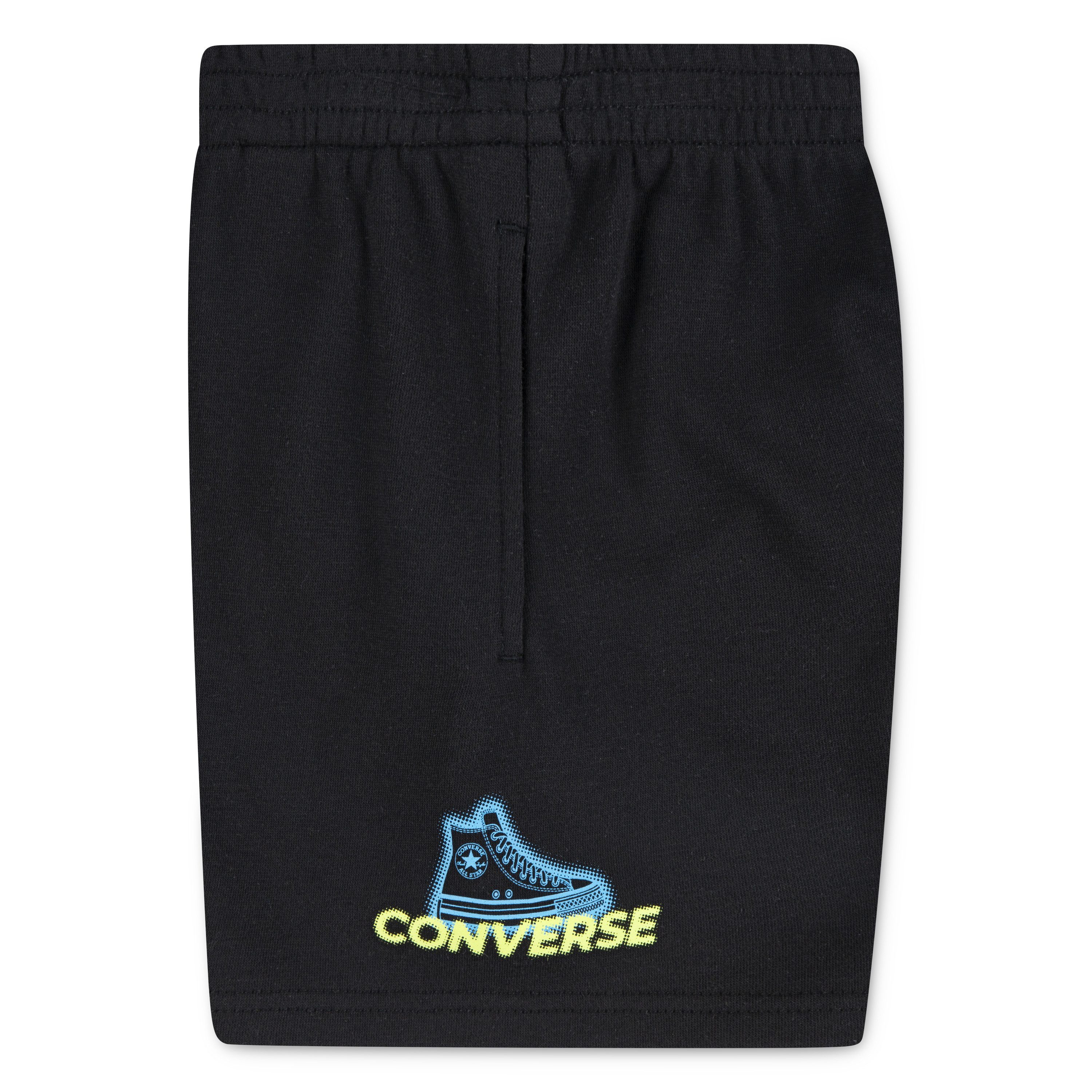 Converse T-Shirt & Shorts CNVB DCTP GLOBE FRONTBACK HIT (2-tlg) 2-teiliges Set, aus Baumwolle und Polyester, für Kinder