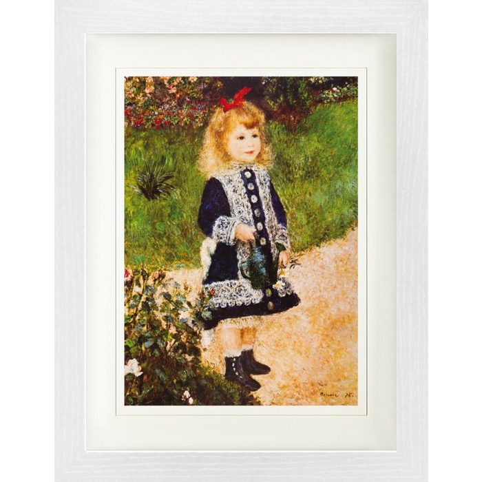 1art1 Bild mit Rahmen Pierre Auguste Renoir - Mädchen Mit Gießkanne 1876