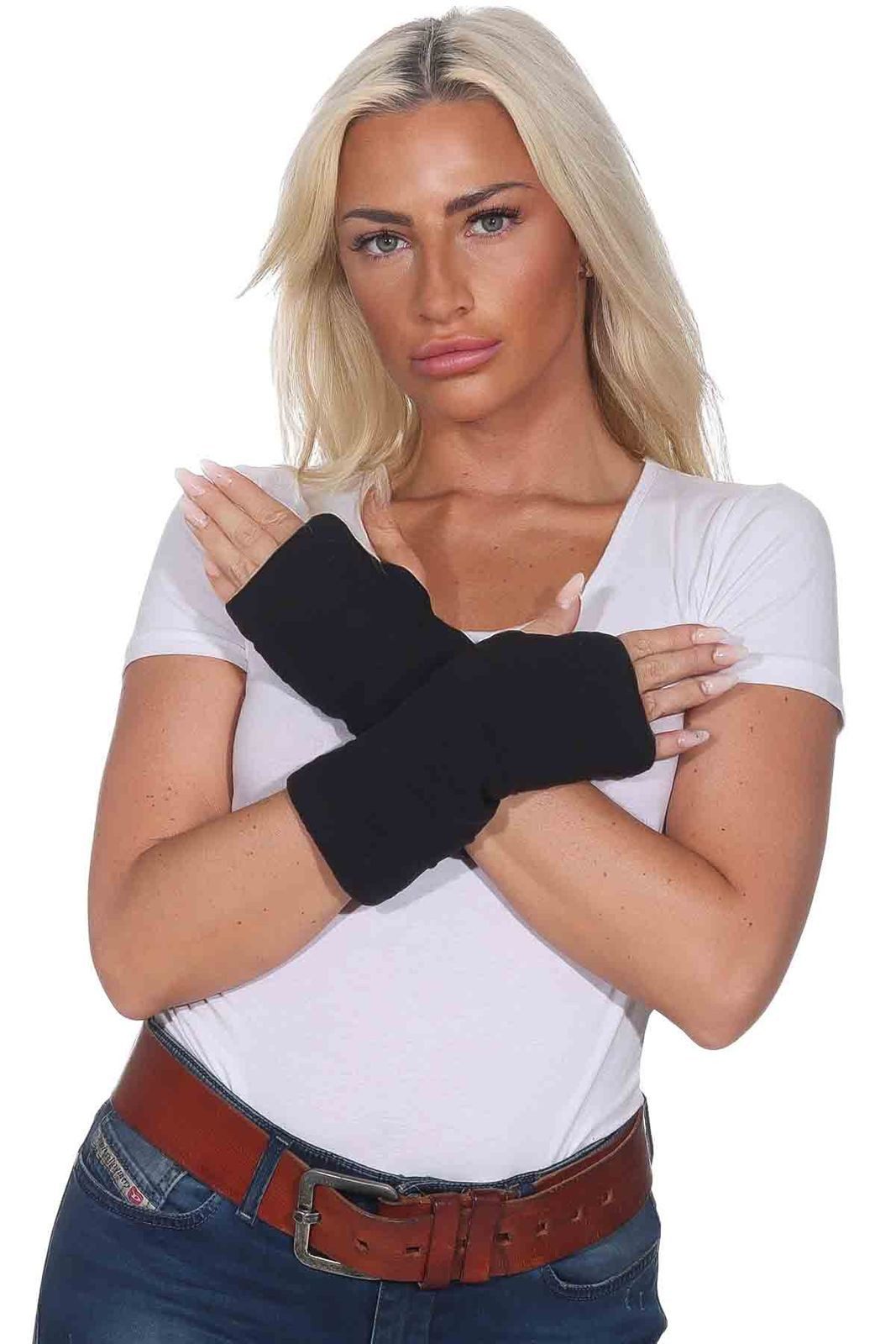 KUNST UND MAGIE Armstulpen Armstulpen Fleece Stulpen Handwärmer Handschuhe günstig online kaufen