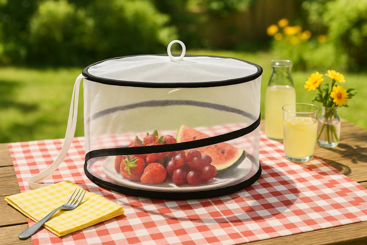 BENSON Küchenorganizer-Set Lebensmittelabdeckung Fliegenhaube faltbar rund günstig online kaufen