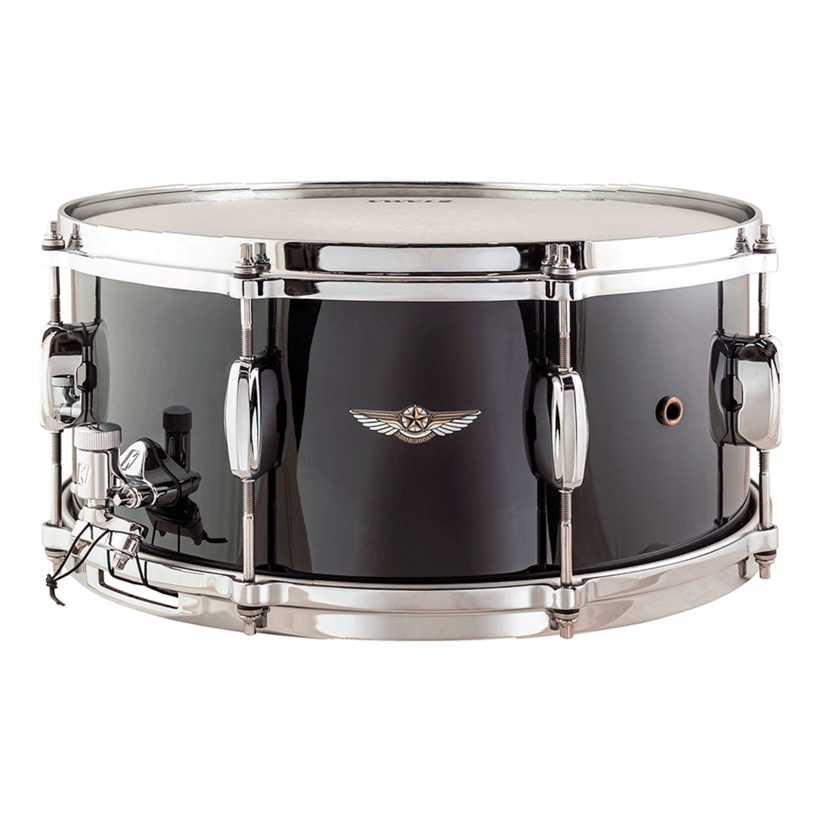 Tama Snare Drum, Schlagzeuge, Snare Drums, TWS1465-SKB Star Walnut Snare 14"x6,5" Smoky Black - Snare Drum