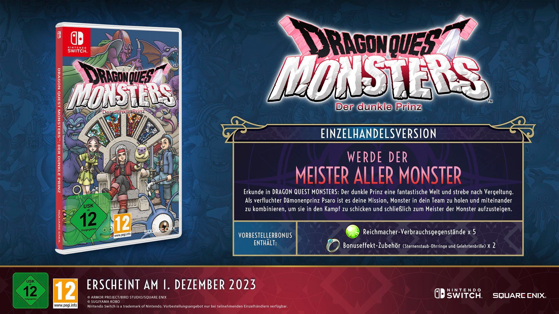 DRAGON QUEST MONSTERS: Der dunkle Prinz Nintendo Switch