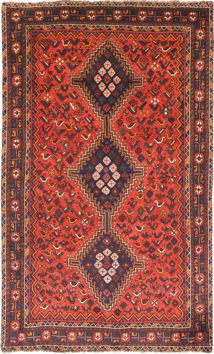 Orientteppich Shiraz Orientteppich / Trading, 10 158x263 rechteckig, Höhe: Perserteppich, Nain mm Handgeknüpfter