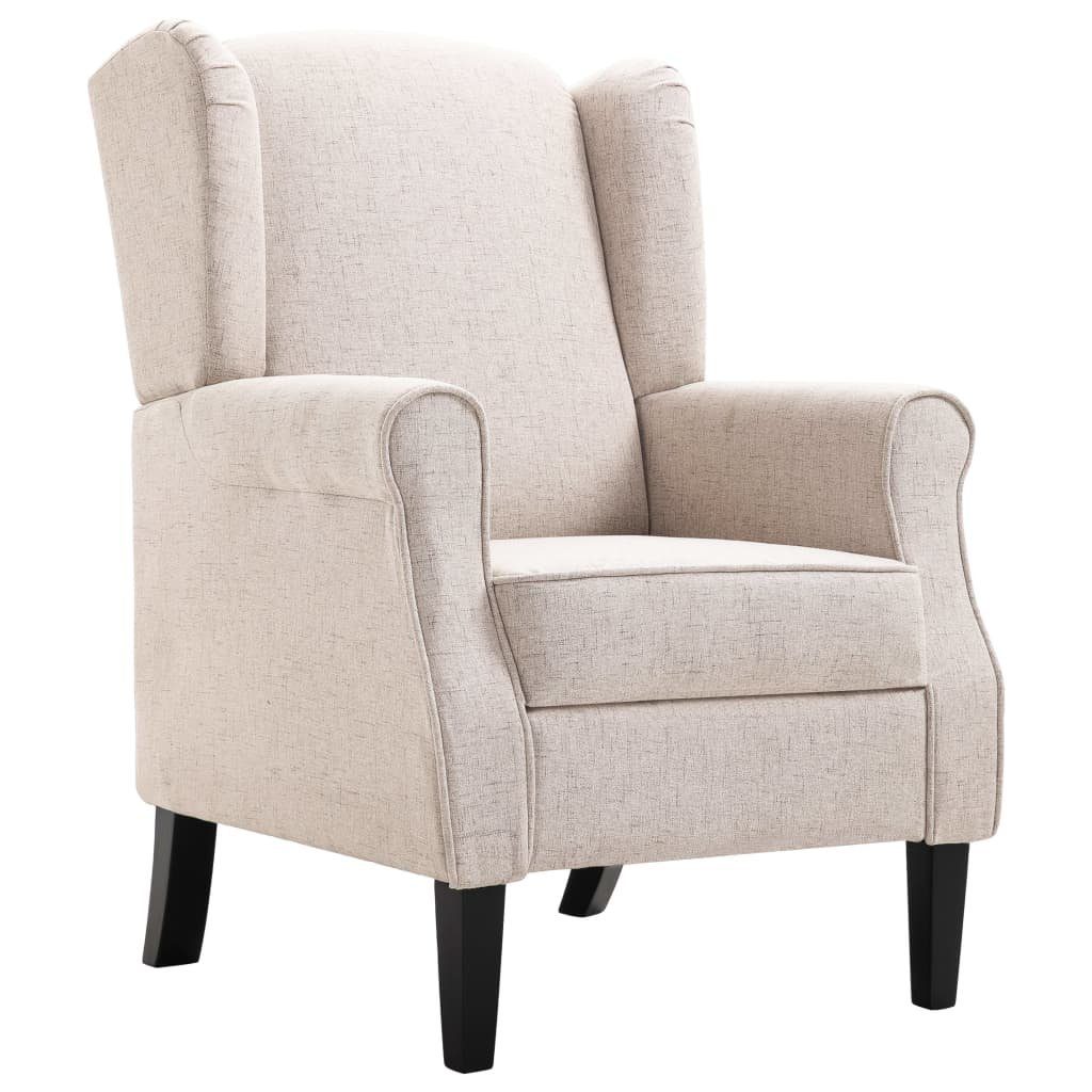 vidaXL Sessel Sessel Beige Stoff (1-St) günstig online kaufen