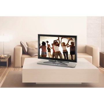 Hama TV-Drehteller, Glas, Klar, Breite 80 cm, Tiefe 40 cm TV-Standfuß