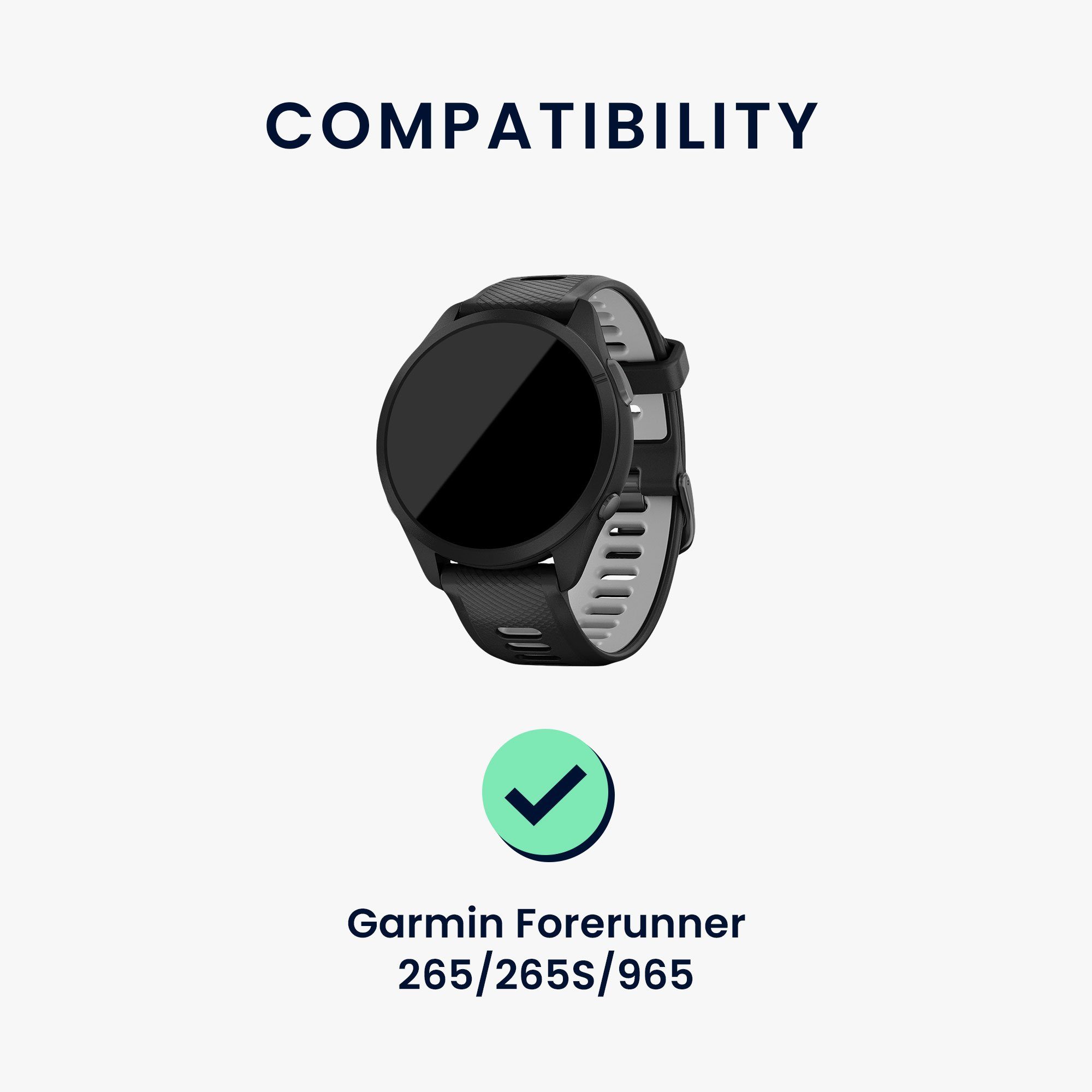 kwmobile Smartwatch USB-C Kabel für Garmin Forerunner 265 / 265S / 965 / Smartphone-Ladegerät (1-tlg., USB-C Ladekabel für Smartwatch Aufladekabel Fitnesstracke – Bild 2 von 5