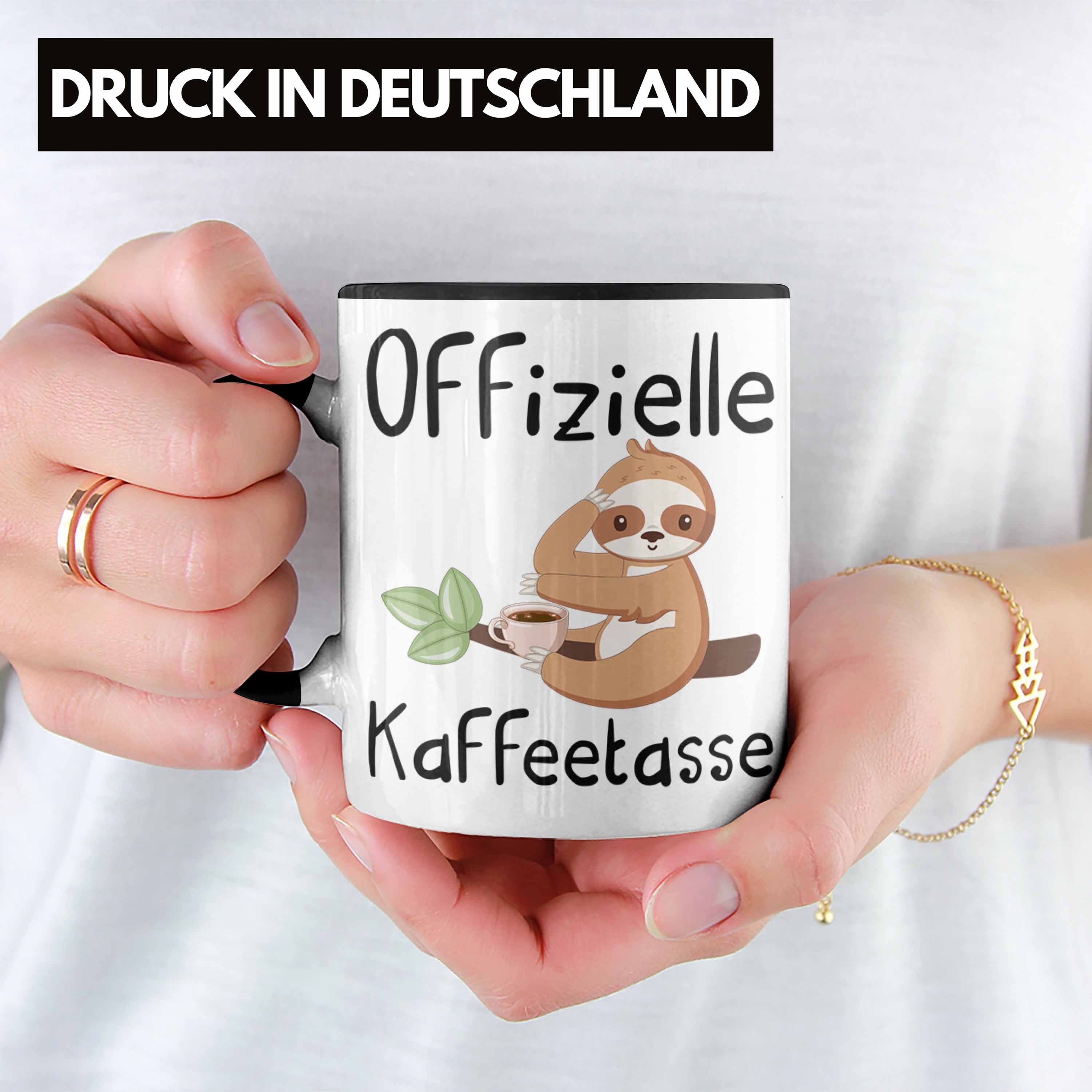 Trendation Tasse Offizielle Kaffeetasse Schwarz Geschenkidee Kaffeetrinker Kaffee-Tass Geschenk