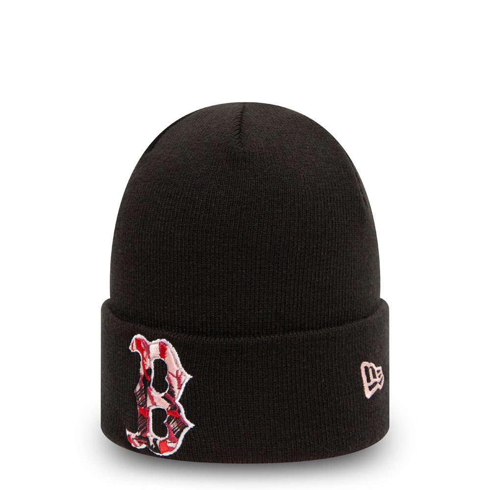 New Era Beanie New Era Camo Infill Cuff Beani Boston Red Sox black (Einer Pack) | Fleecemützen