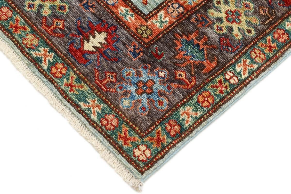 Trading, 95x154 Handgeknüpfter rechteckig, Orientteppich Super Nain Kazak 5 mm Orientteppich, Höhe: