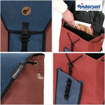 Andersen Einkaufsshopper Royal Shopper mit Tasche Oli.P 2.0 in Beige oder Blau