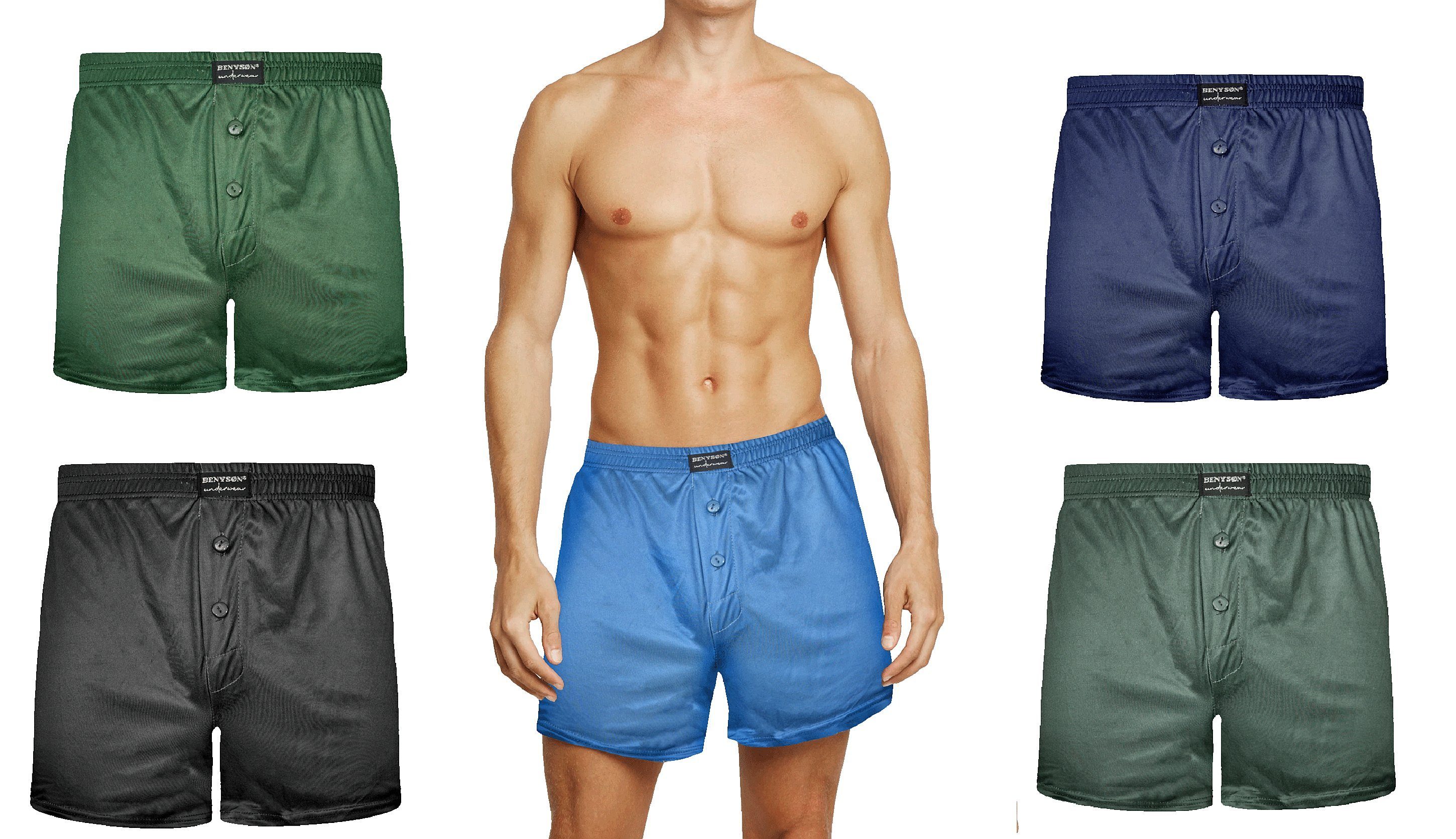 Boxer 5er Set Herren Boxershorts Unterhosen Slip BENYSØN