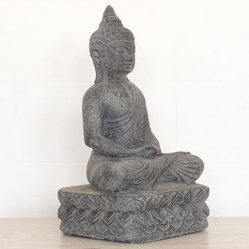 Oriental Galerie Dekofigur Sitzender Thai Buddha 40 cm (1 St)