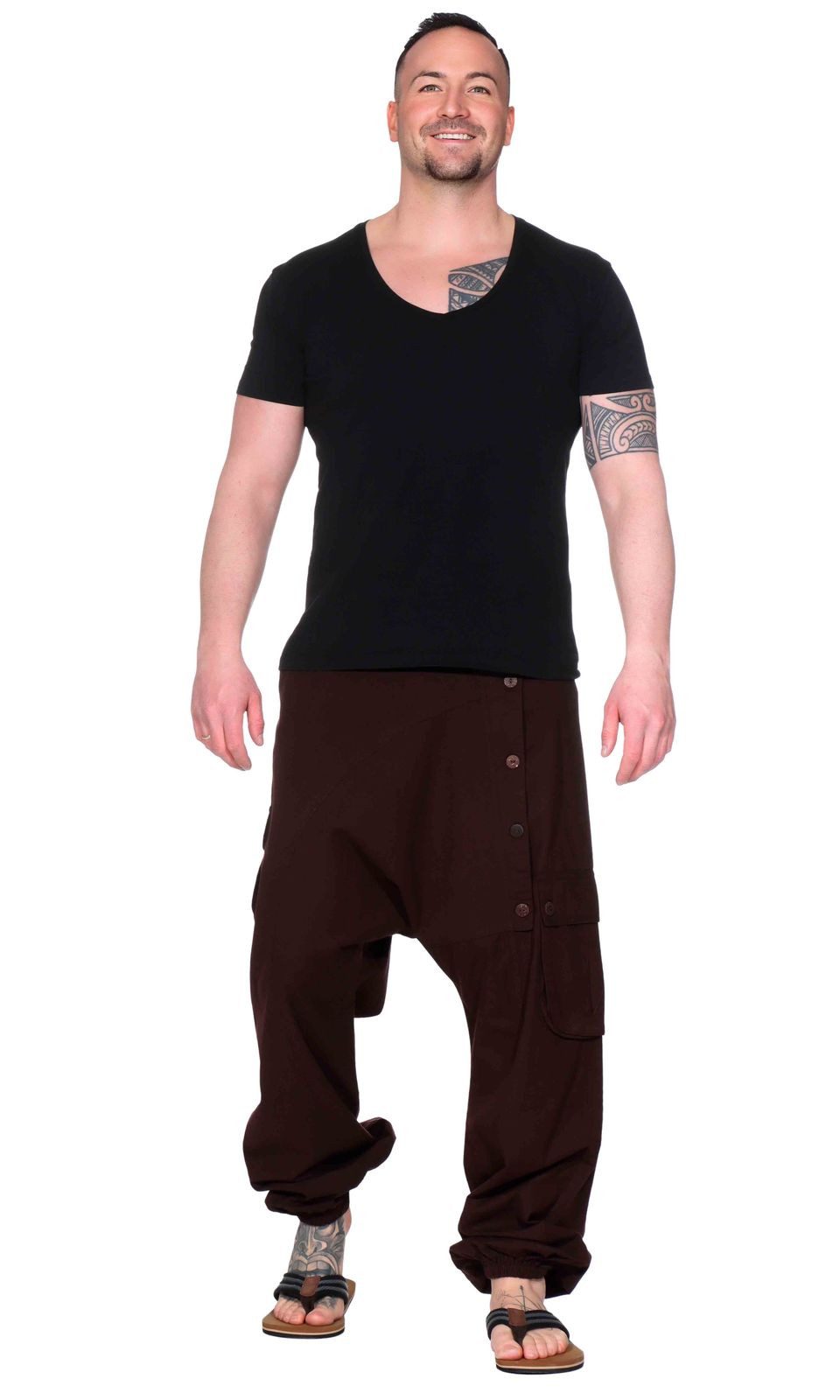 KUNST UND MAGIE Haremshose Haremhose Baggyhose Pluderhose Hippiehose Cargo Hose