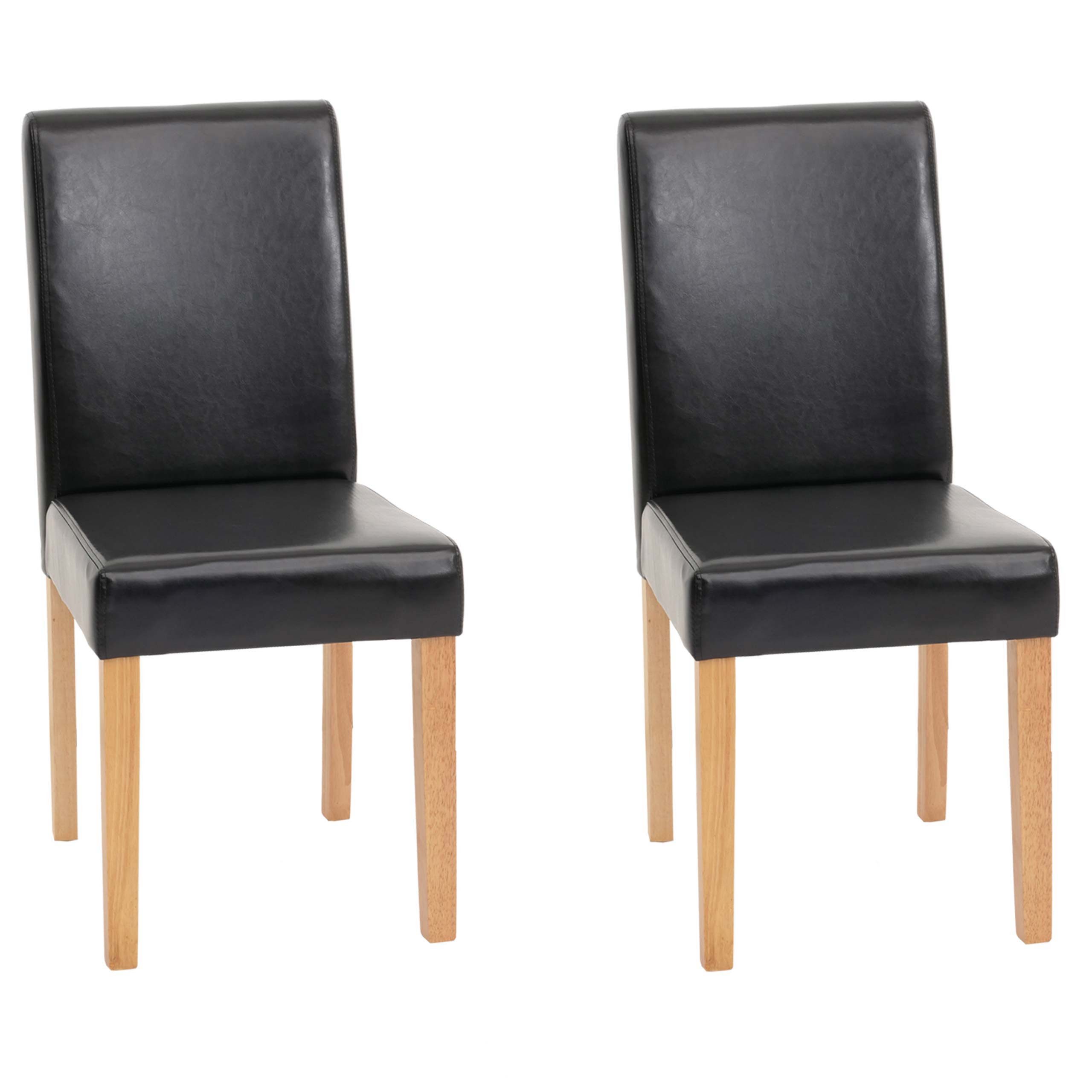 MCW Esszimmerstuhl Littau-L-6 (Set, 2 St), 6er-Set, Rutschfest durch Kunststoffuntersatz, Abgerundete Kanten