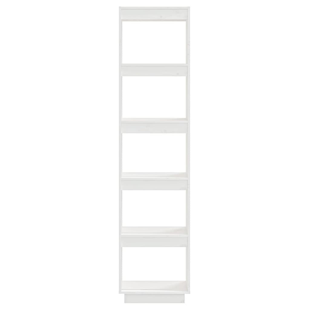 Kiefer furnicato Bücherregal cm Massivholz Bücherregal/Raumteiler Weiß 40x35x167