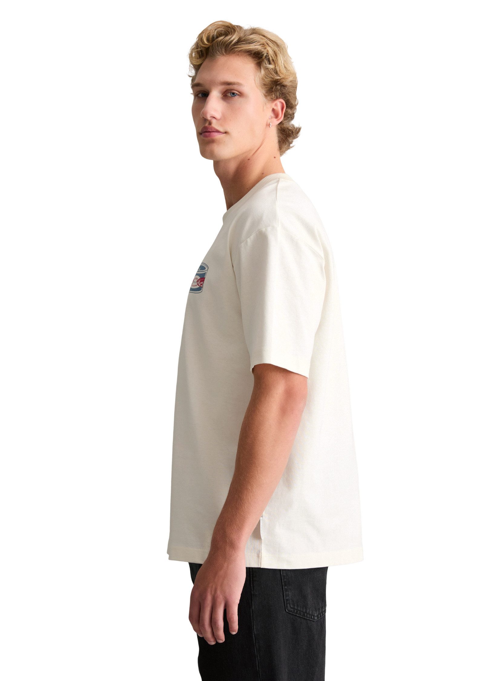 Marc O'Polo DENIM T-Shirt aus schwerem Bio-Baumwoll-Jersey