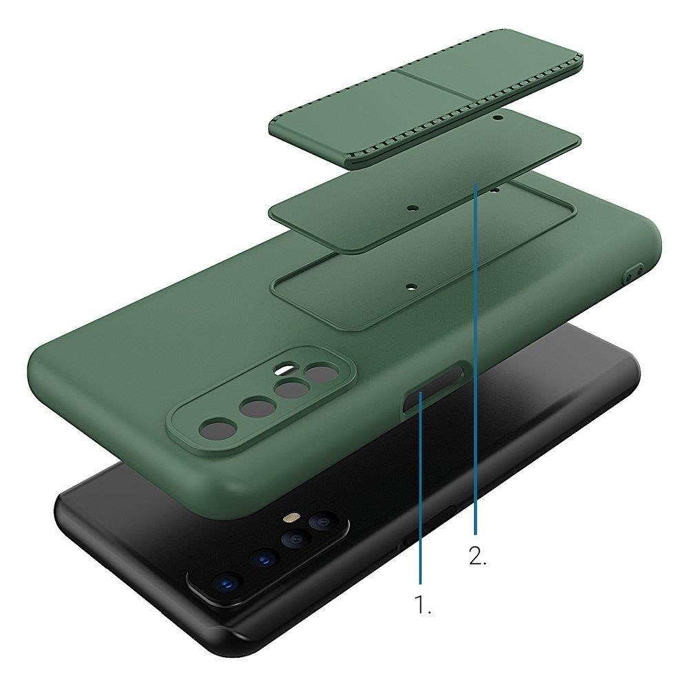 cofi1453 Handyhülle Bumper 6,53", Bumper aufstellbar Silikon Hard Case