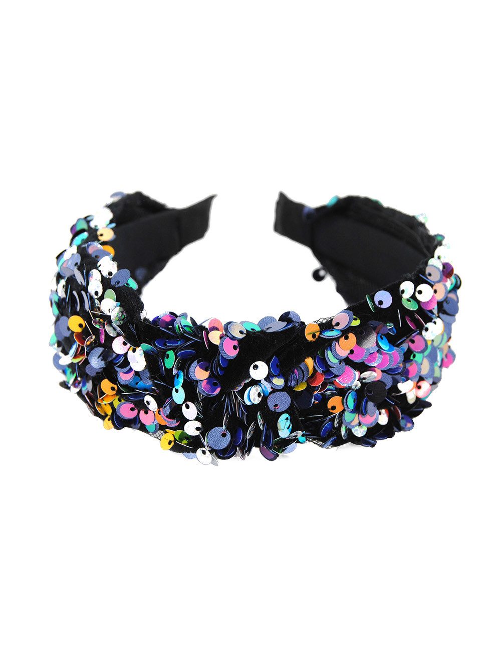 axy Haarreif Breiter Haarreif mit Pailletten und Knoten, Wunderschön Damen günstig online kaufen