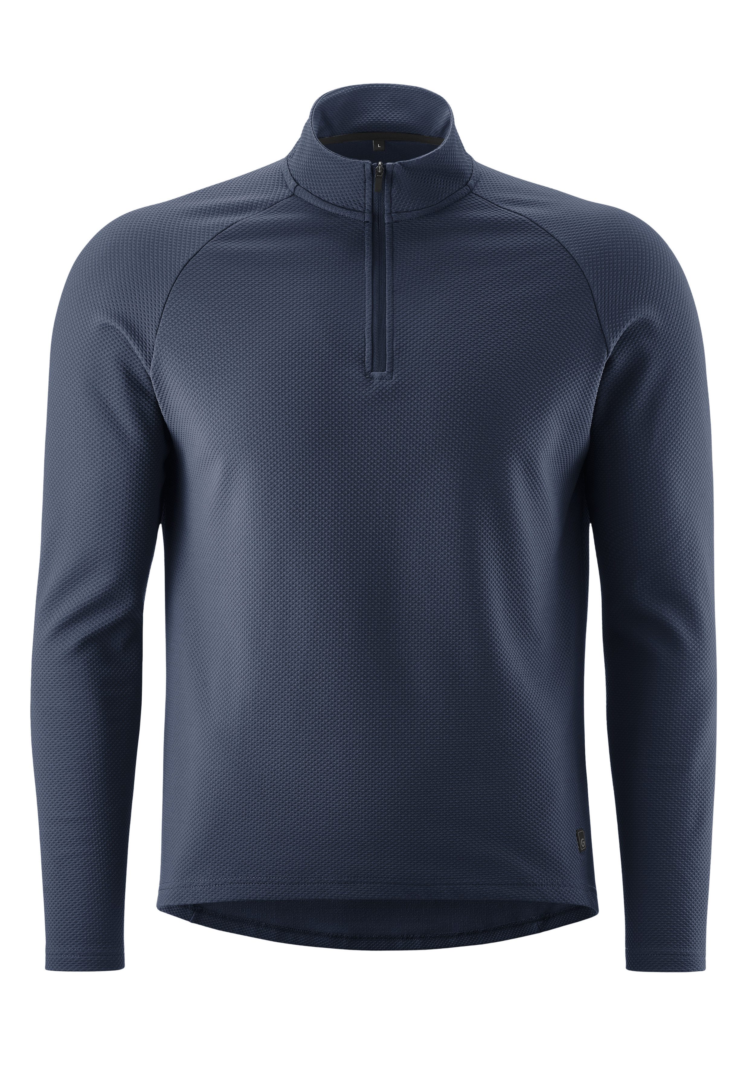Gonso Radtrikot Essential Jersey Longsleeve Therm M Herren Radtrikot half-zip, langarm Trikot, Semi Fit