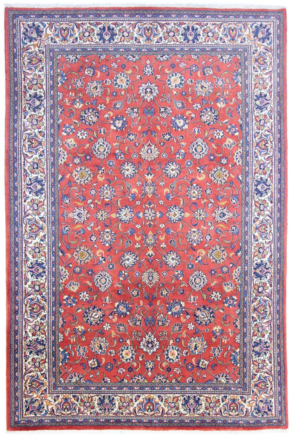 Wollteppich Sarough Durchgemustert Rosso 303 x 200 cm, morgenland, rechteckig, Höhe: 10 mm, Unikat mit Zertifikat