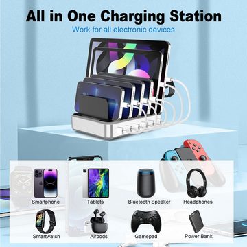 JOEAIS Apple Watch Iphone Airpods Ultra Handy Charging Station Ladestation (Fast Charger, Mobiltelefon Tablet Kopfhörer, Ultra Handy Charging Station mit USB Kabel)