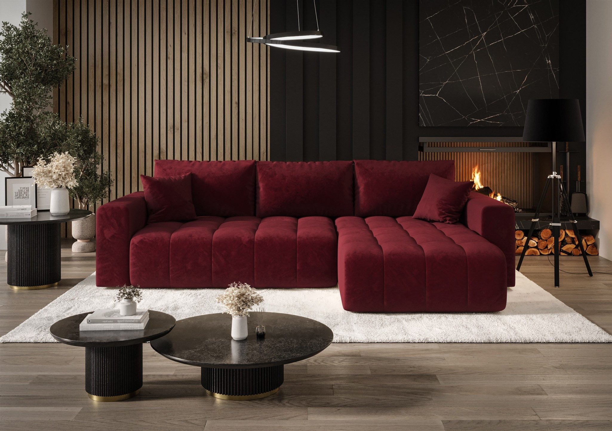 Fun Möbel Ecksofa Sofa Schlafsofa CAMILA günstig online kaufen