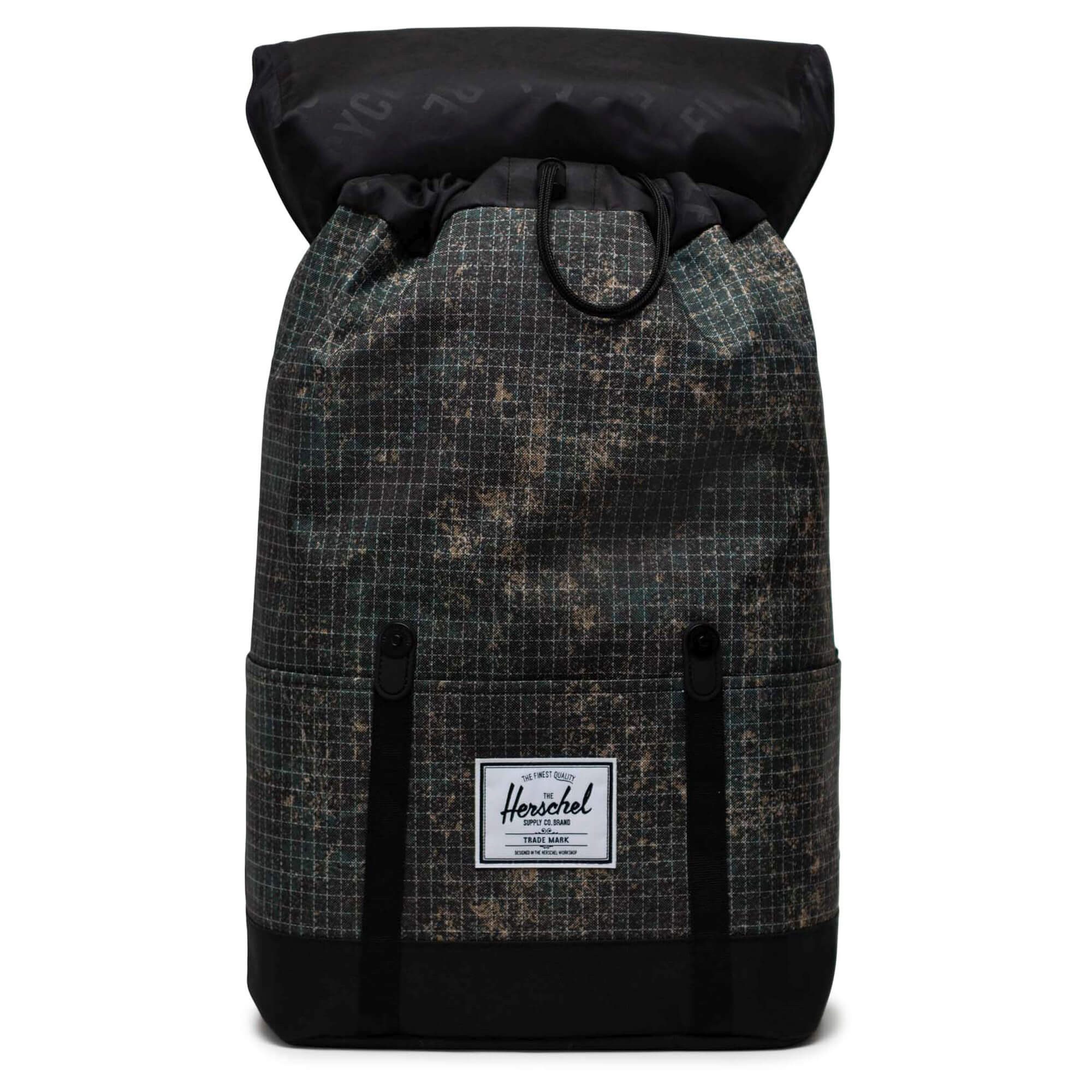 Herschel Schulrucksack Retreat ECO 19,5 - Rucksack 43 cm (forest grid)